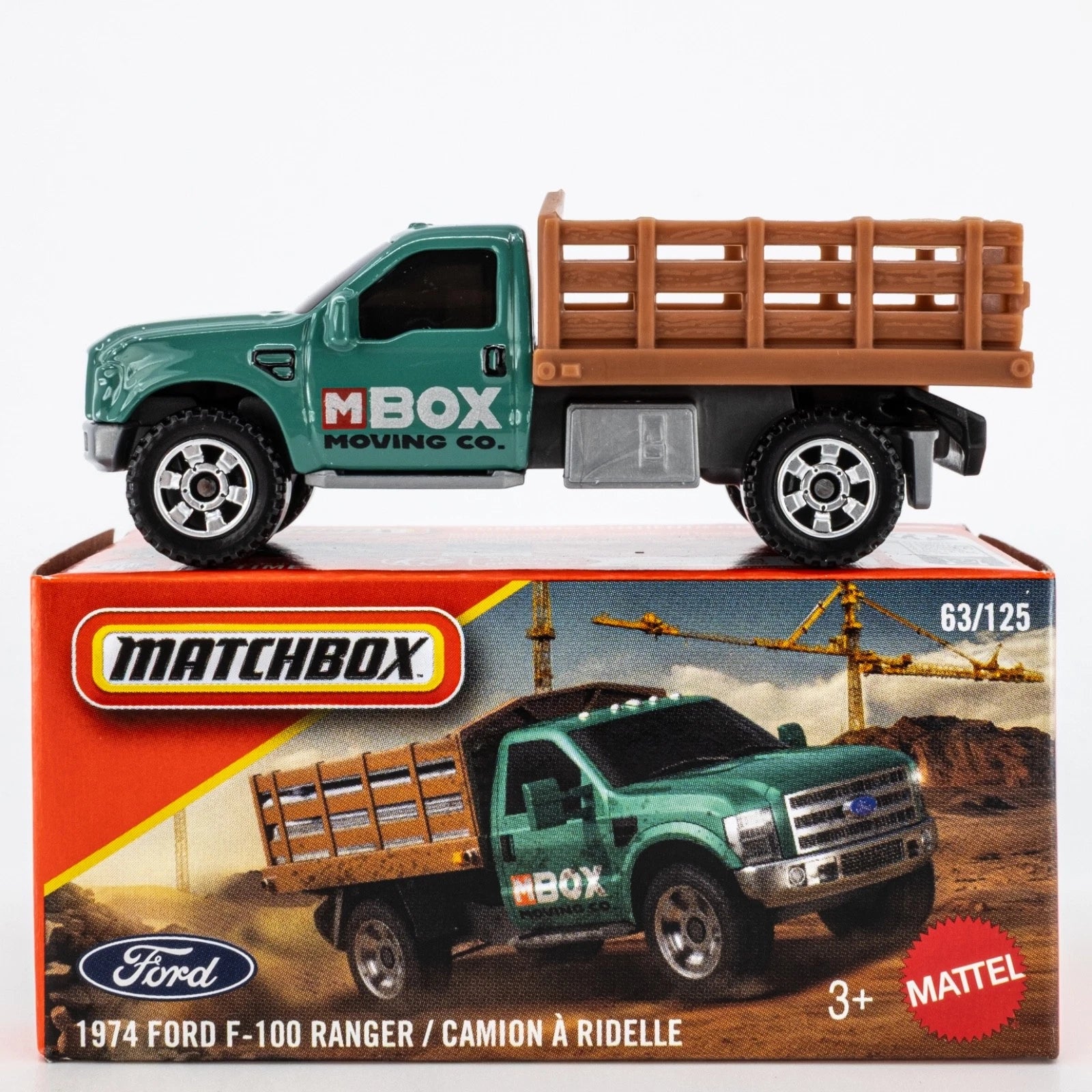 2014 Ford F-350 Stake Truck #63 * GREEN * 2026 Matchbox Power 