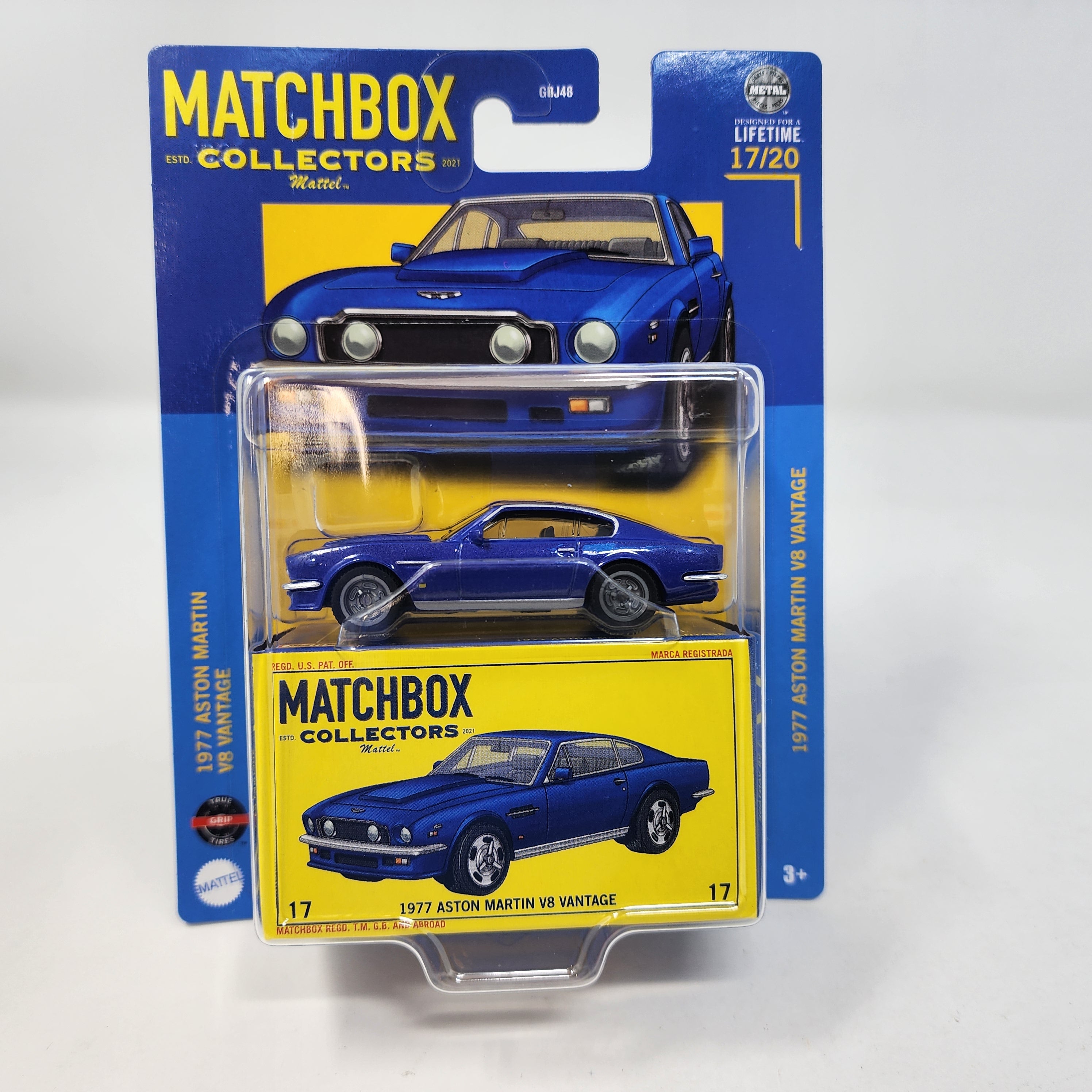 BTS MARCHBOX #17 ＆ #18 1977 Aston Martin V8 Vantage #17 * Blue * 2024 Matchbox Collectors