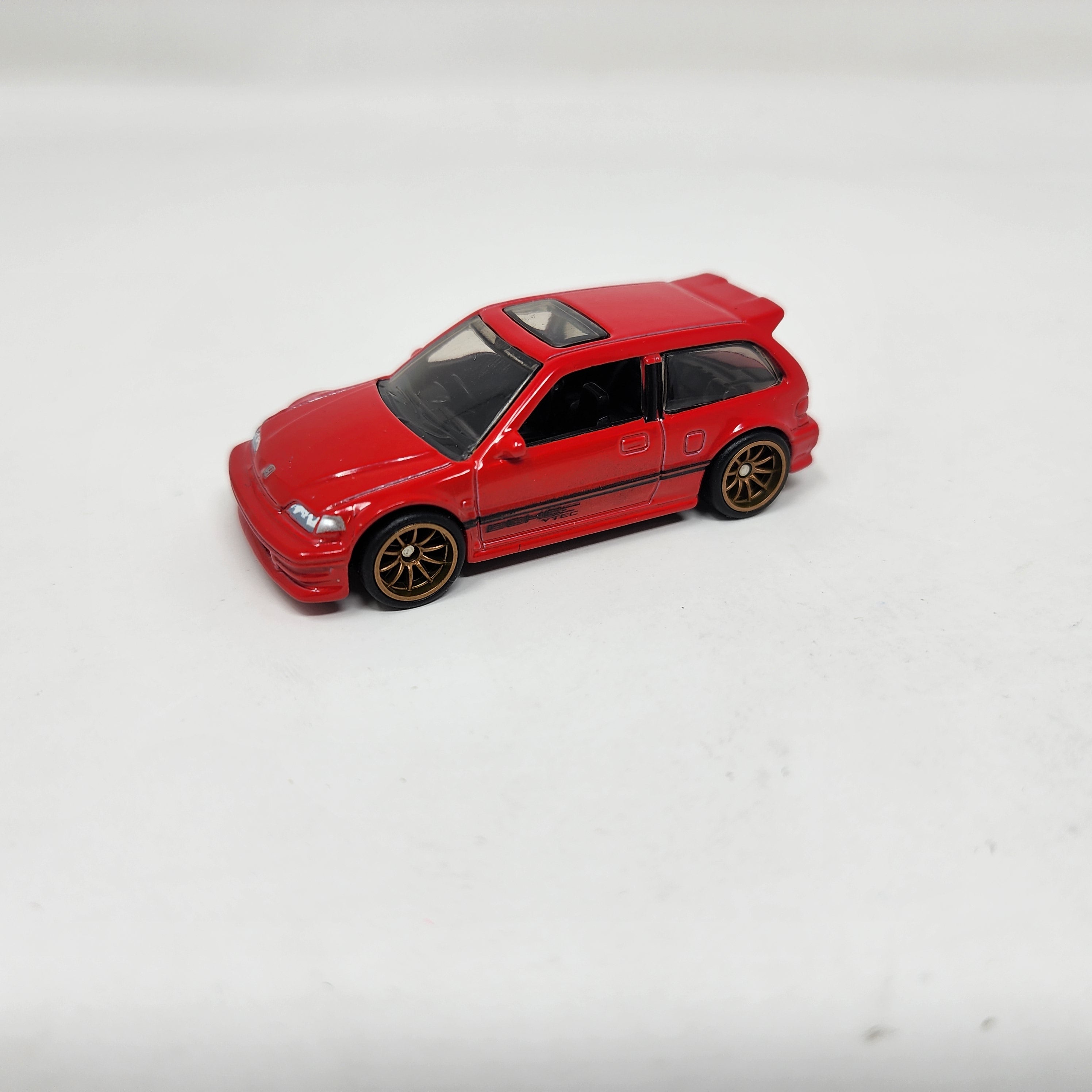 Honda Civic EF Hot Wheels 1 64 scale Custom Build w Rubber Tires