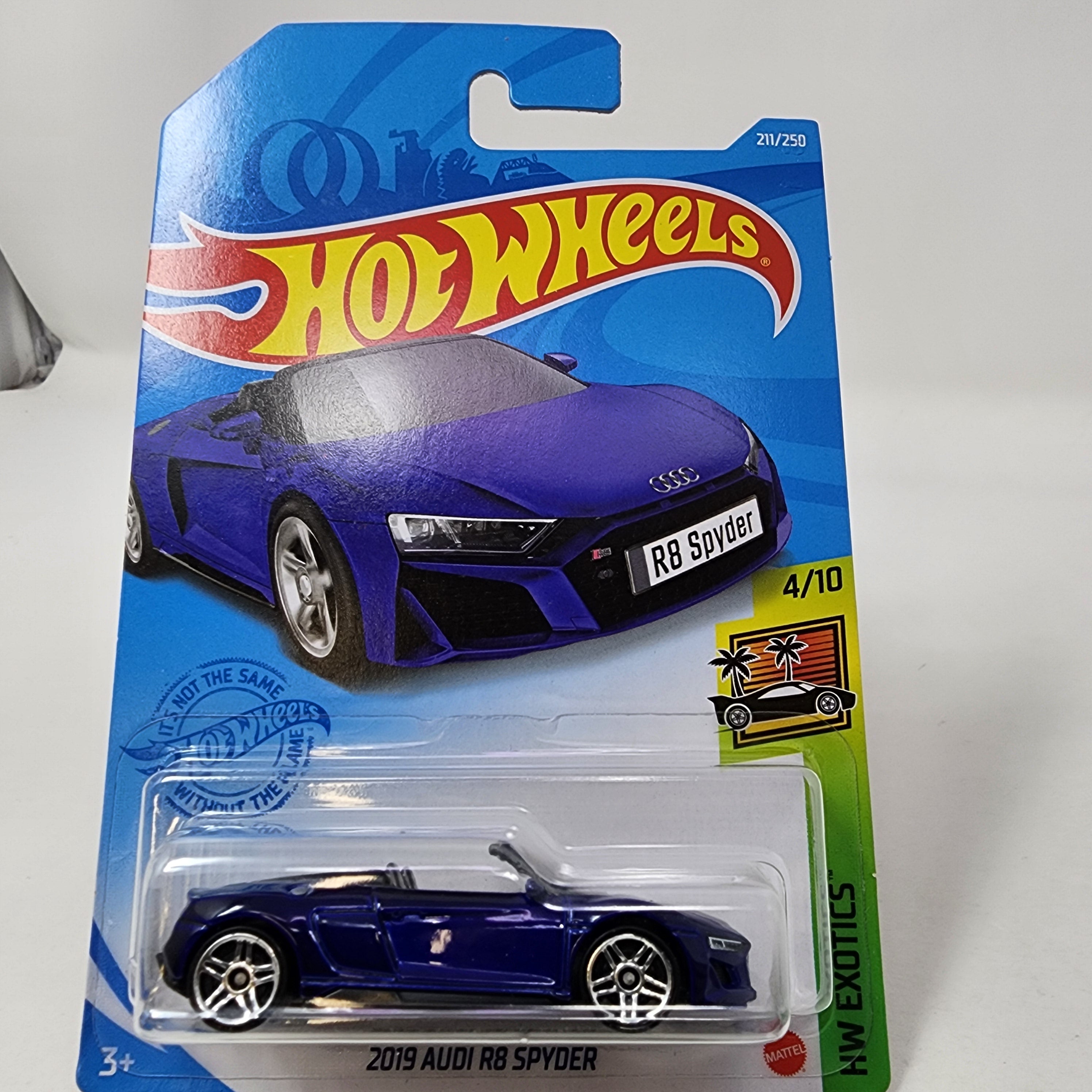 2019 Audi R8 Spyder #211 * Blue * 2021 Hot Wheels