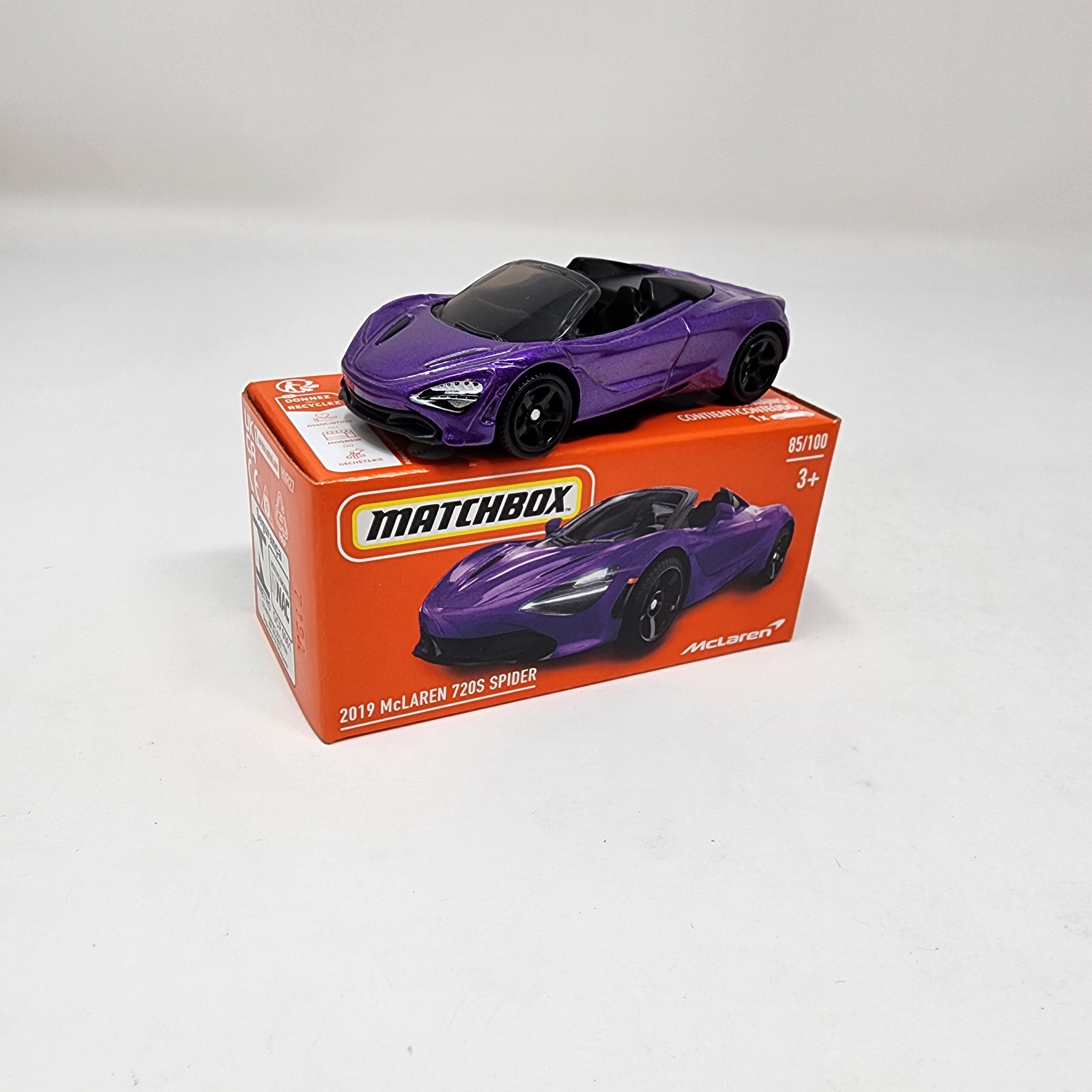 マイケル 様 2019 McLaren 720S Spider #85 * 2024 Matchbox Power Grabs Case J