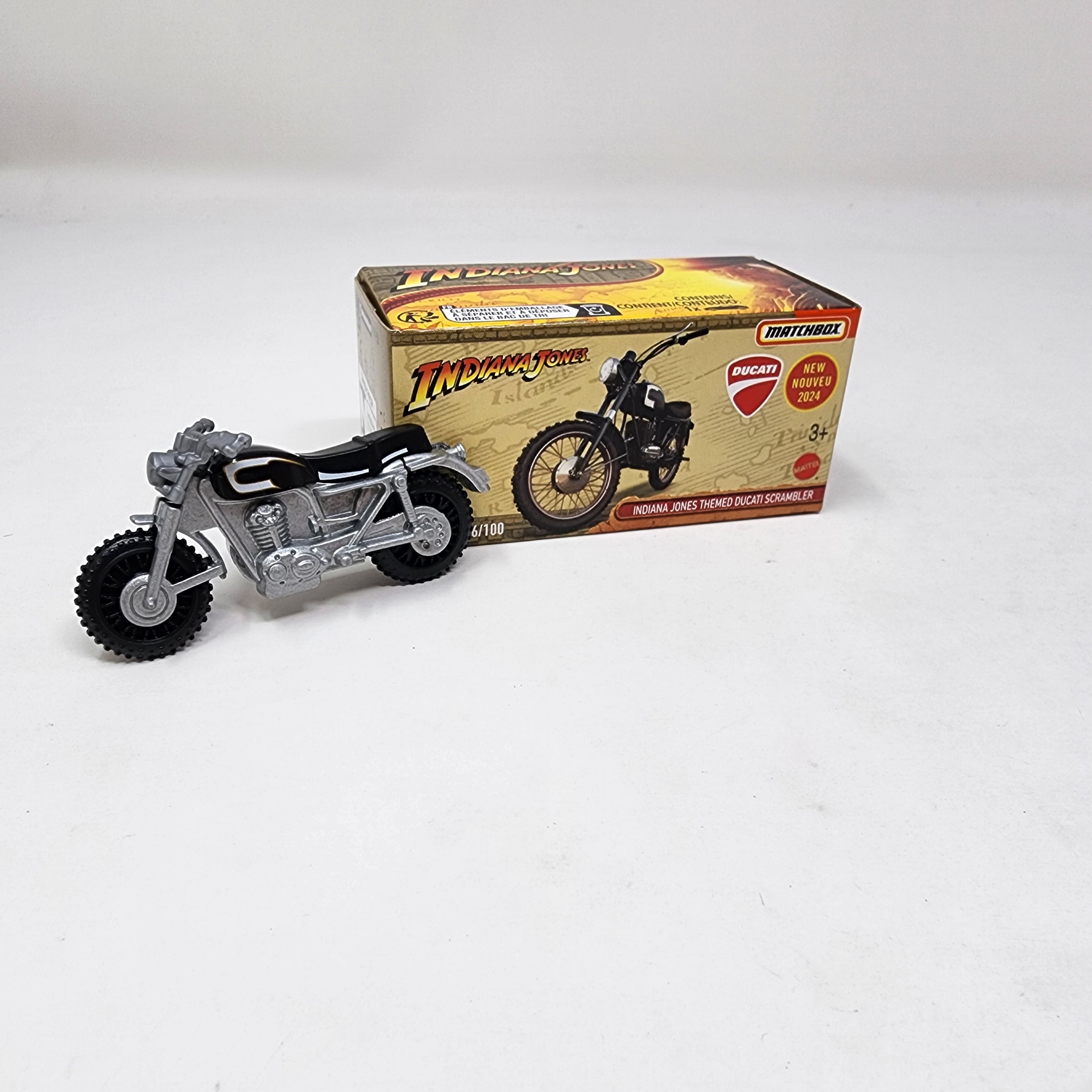 Ducati Scrambler Indiana Jones #6 * 2024 Matchbox Power Grabs Case