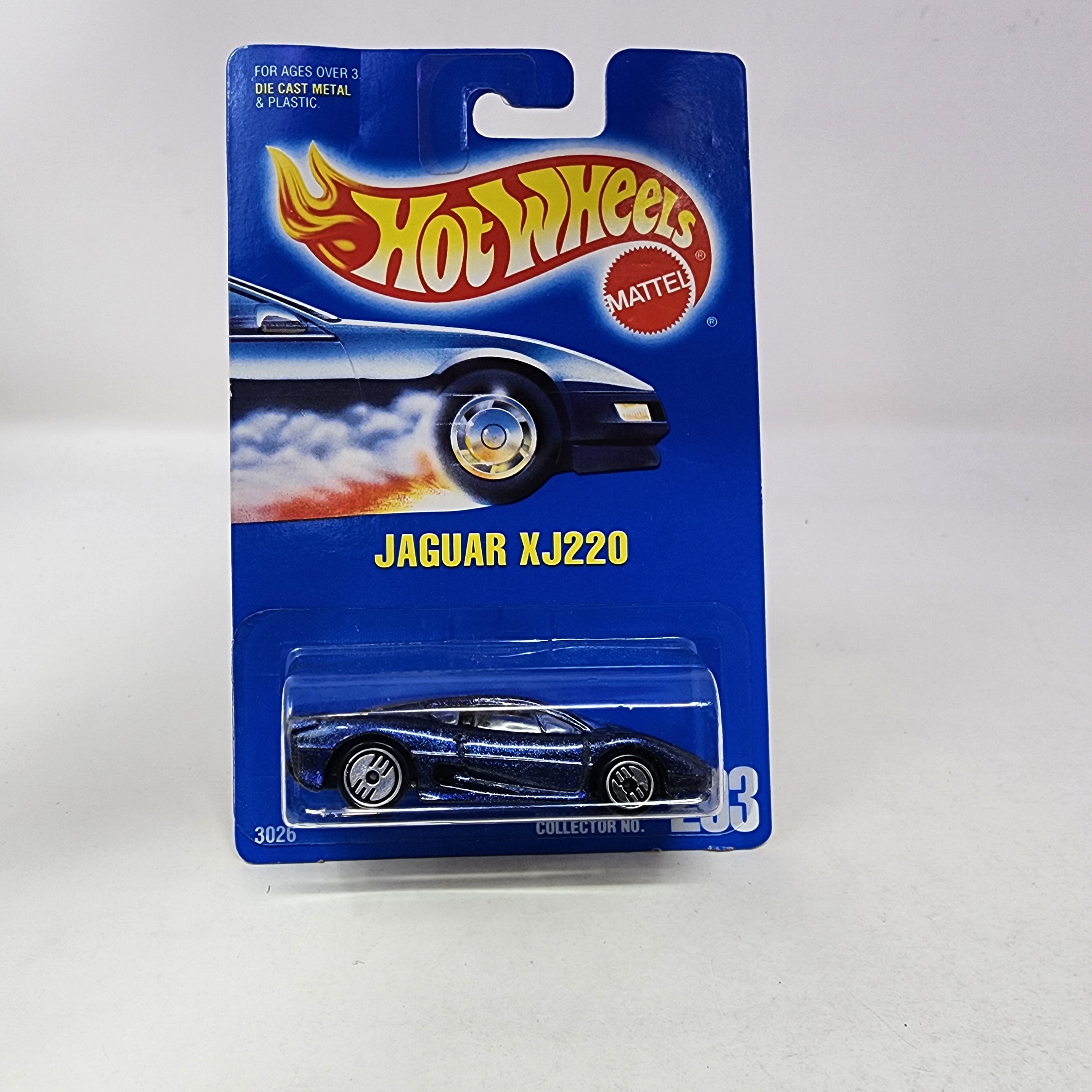 Jaguar XJ220 #203 w/ UH Rims * Hot Wheels Blue Card