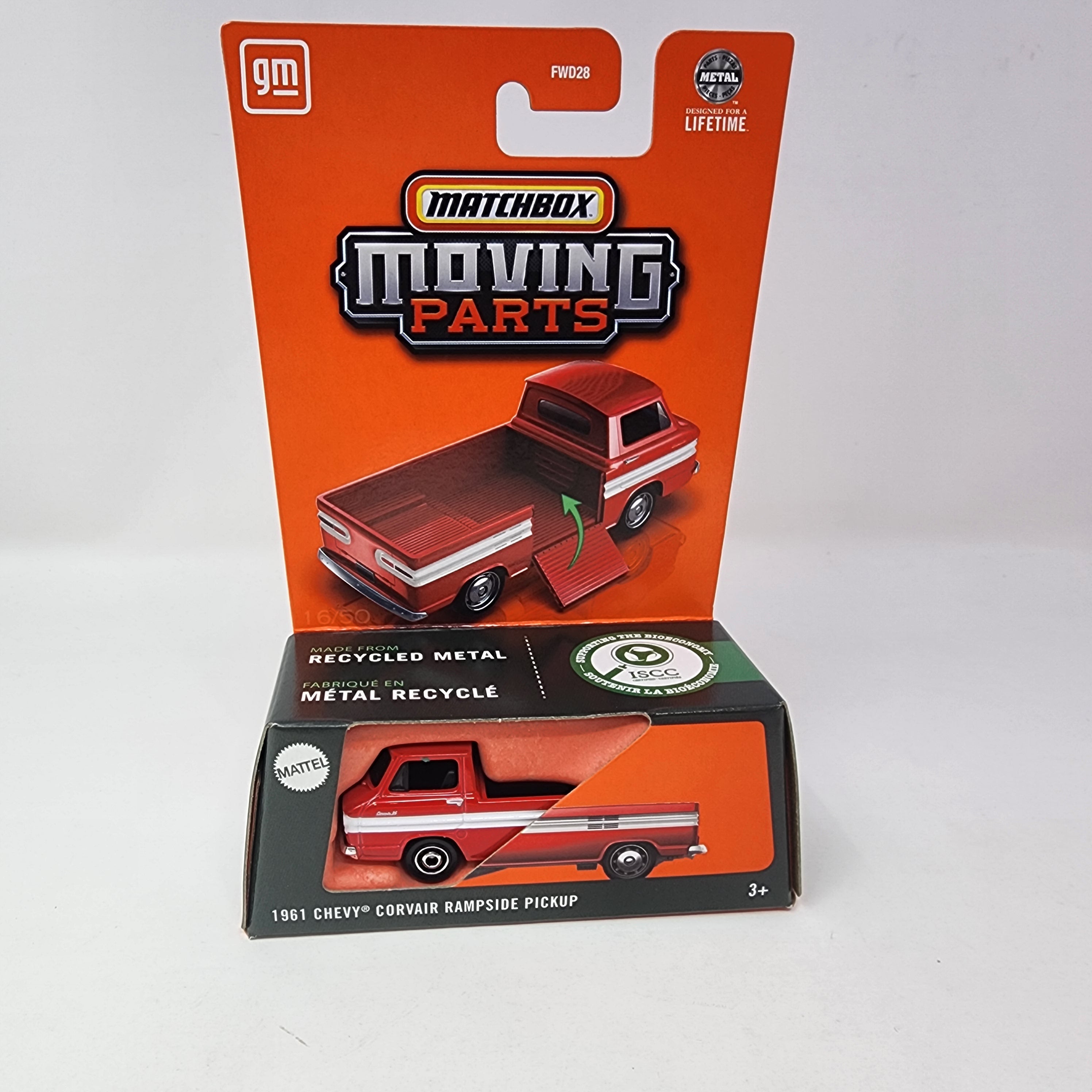 1961 Chevy Corvair Rampside Pickup * RED * 2025 Matchbox Moving