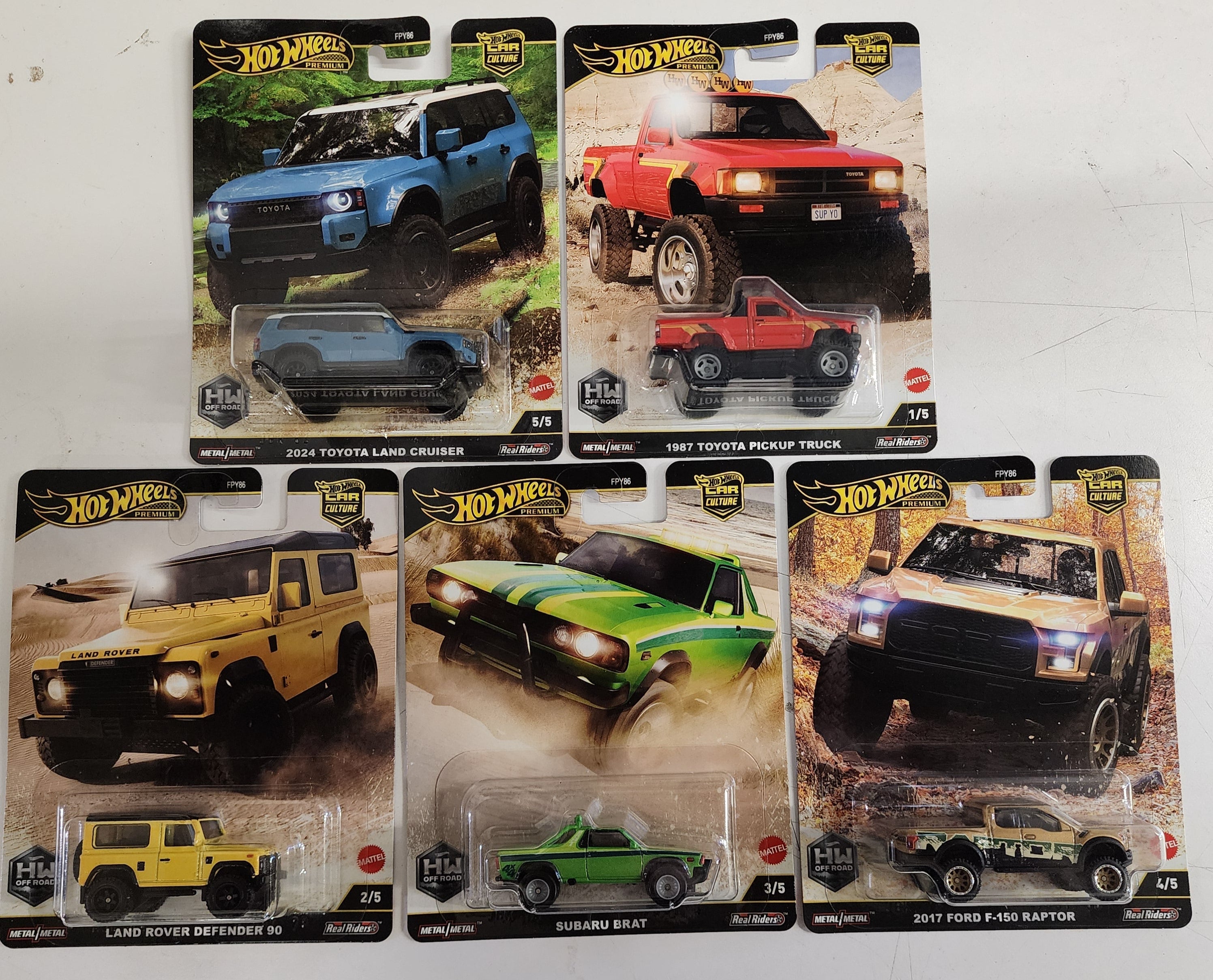 NEW OFF ROAD! Set of Cars 2025 Hot Wheels Car Culture Off