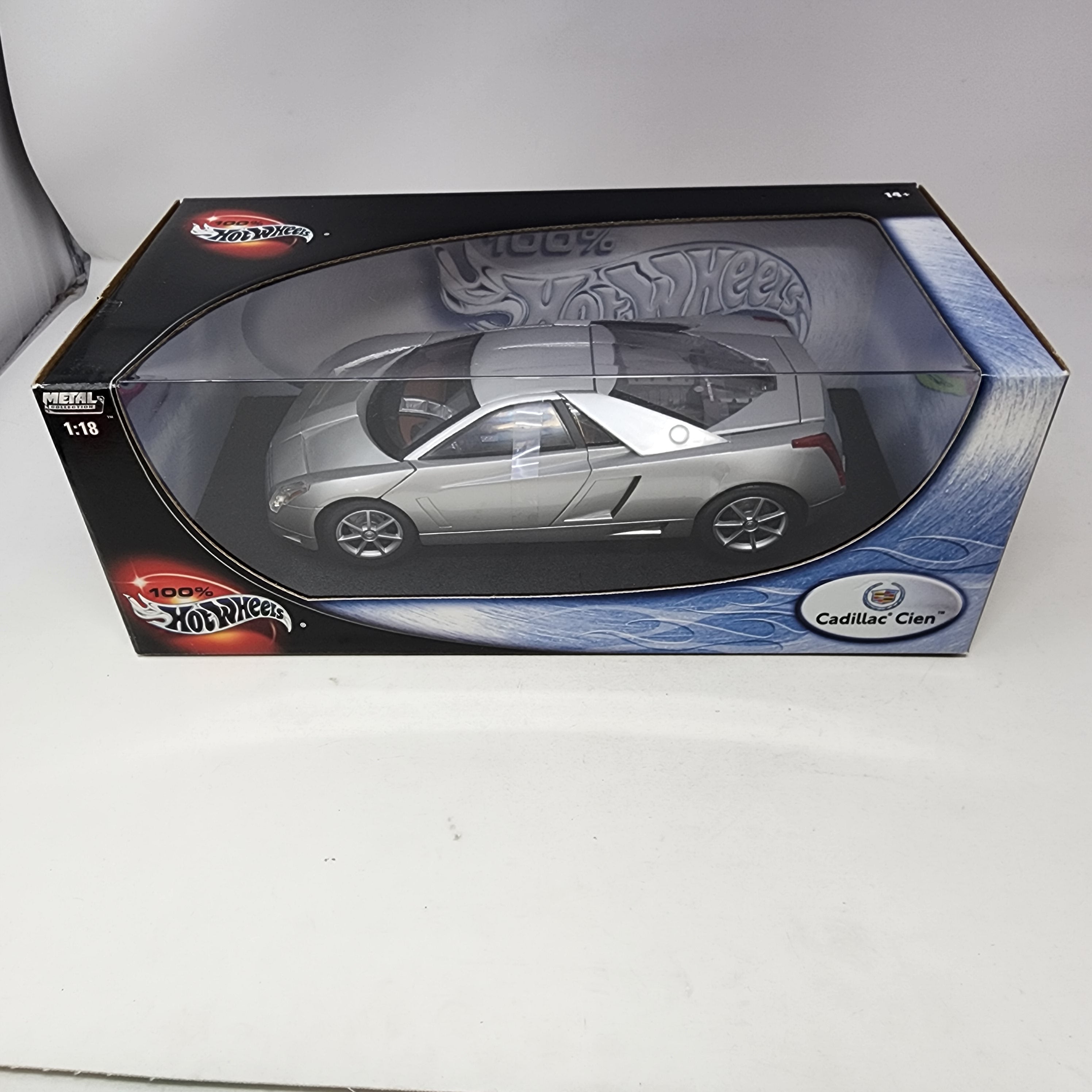 ミニカー Hot Wheels Cadillac Cien 1:18 Cadillac Cien * Silver * 100% Hot Wheels 1/18 Scale