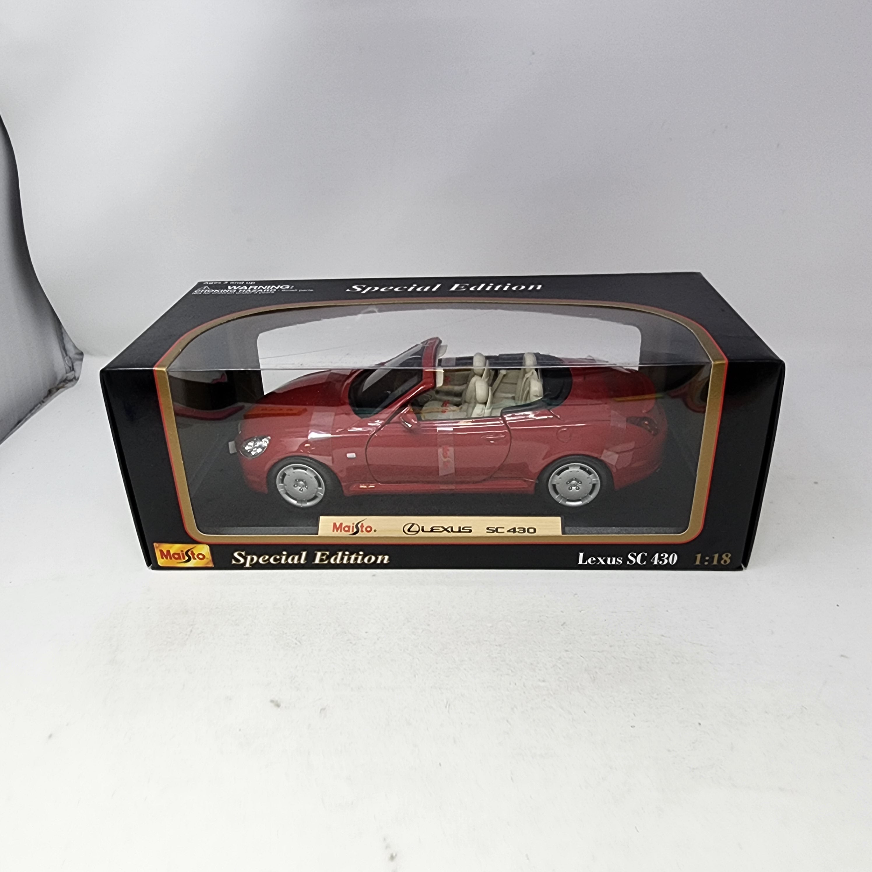 Lexus SC430 * Maisto Special Edition 1/18 Scale – Wheelcollectors LLC