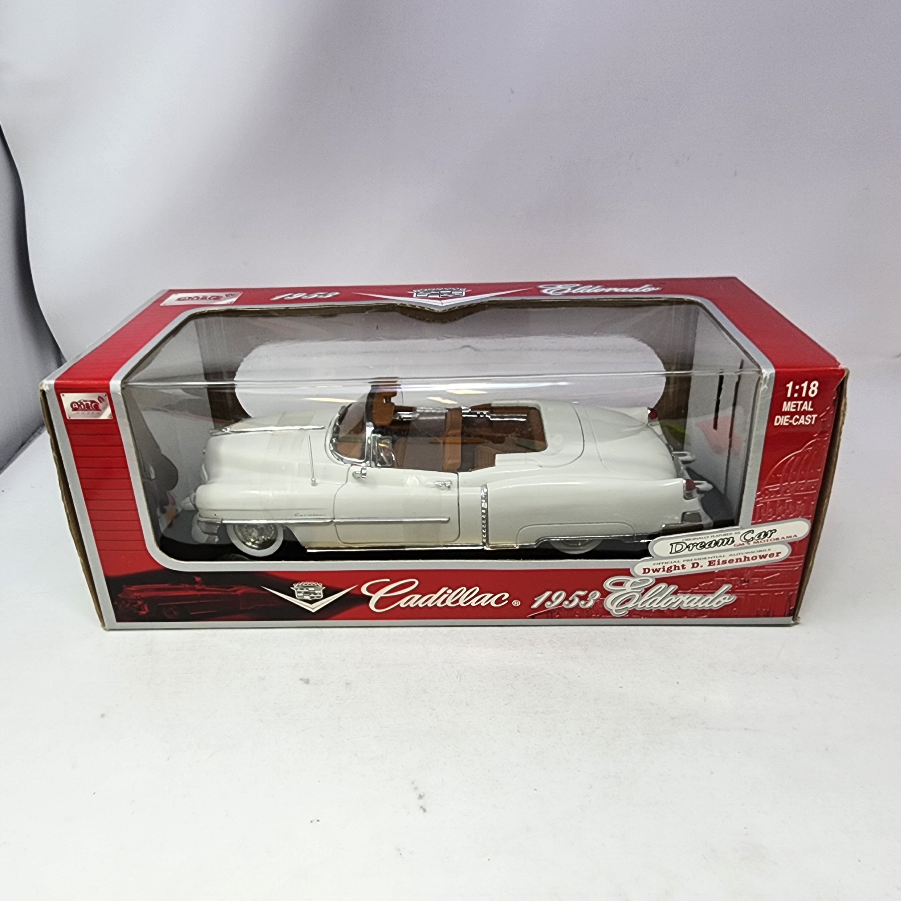 1/18 Anson 1953 Cadillac Eldorado Convertible diecast Black As Is 1/18 Anson 1953 Cadillac Eldorado Convertible diecast Black As Is