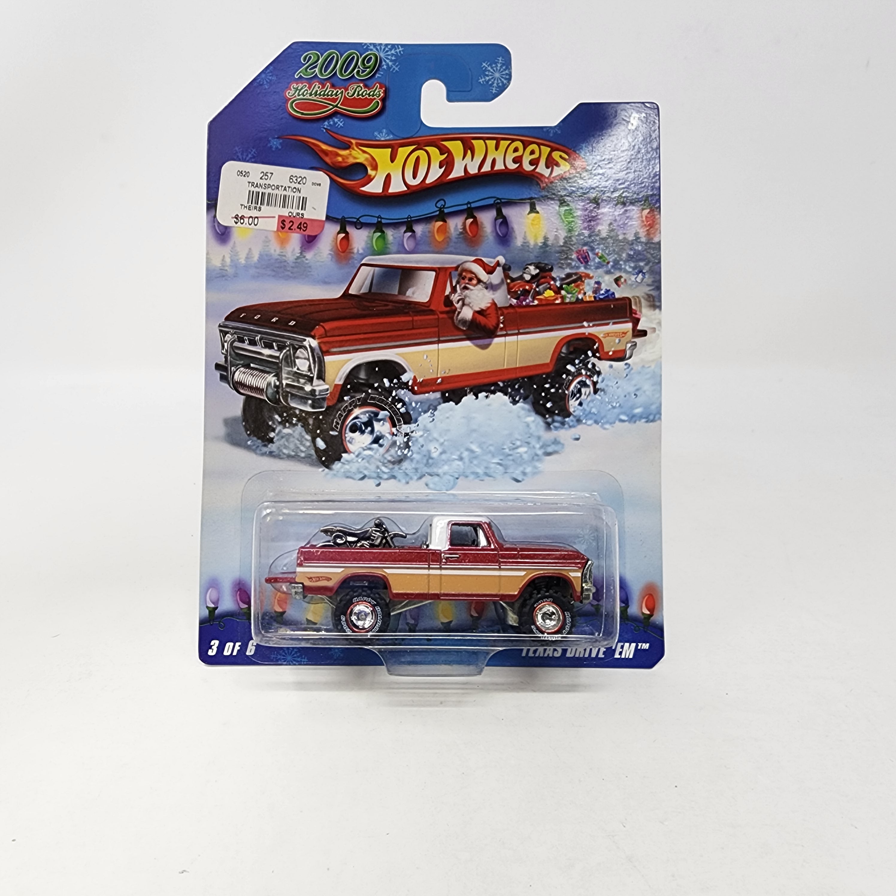 ホットウィール　ホリデーロッズ　TEXAS DRIVE ‘EM RLC Hot Wheels Holiday Exclusive TEXAS DRIVE 'EM∞red