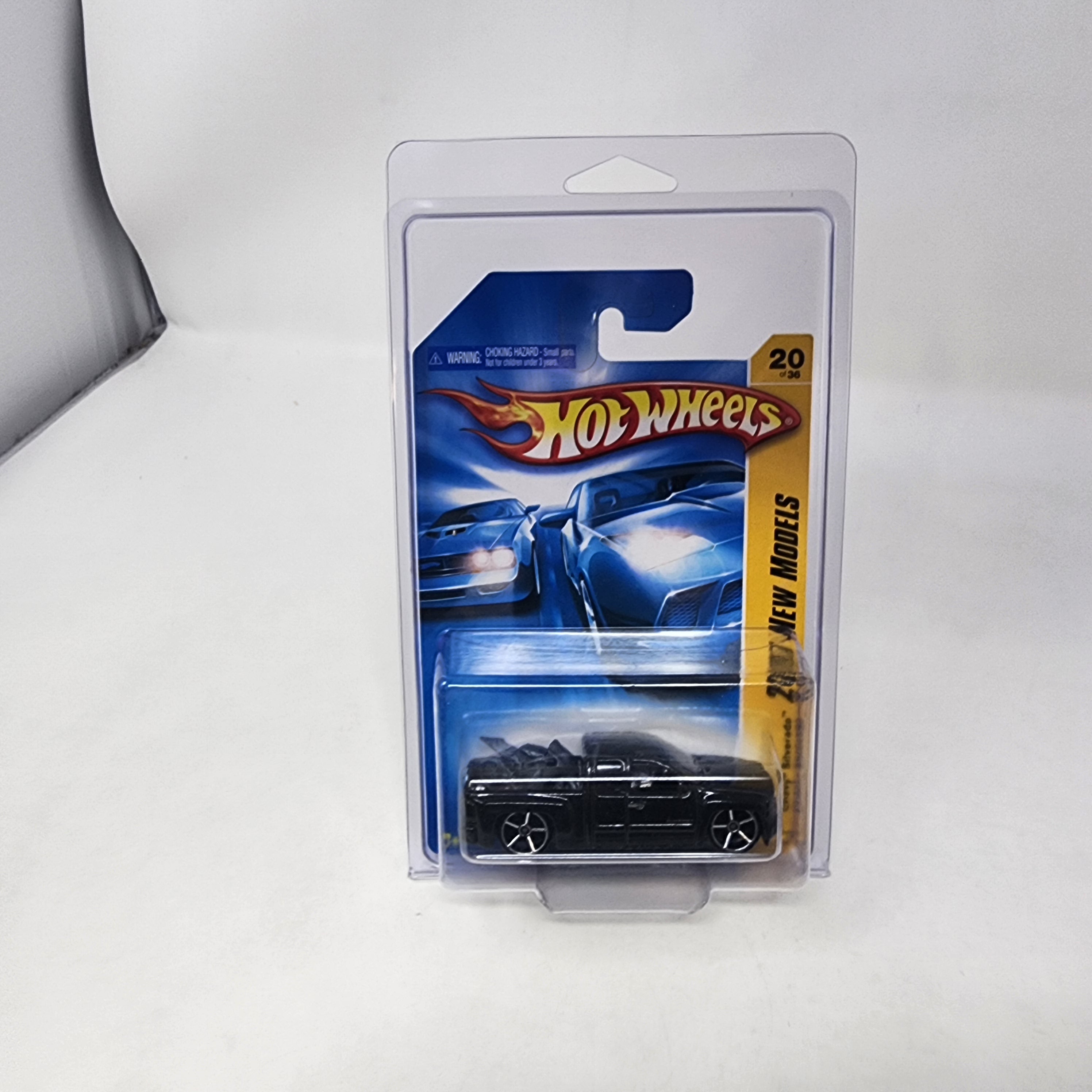 Chevy Silverado #20 * BLACK * Hot Wheels 2007 – Wheelcollectors LLC