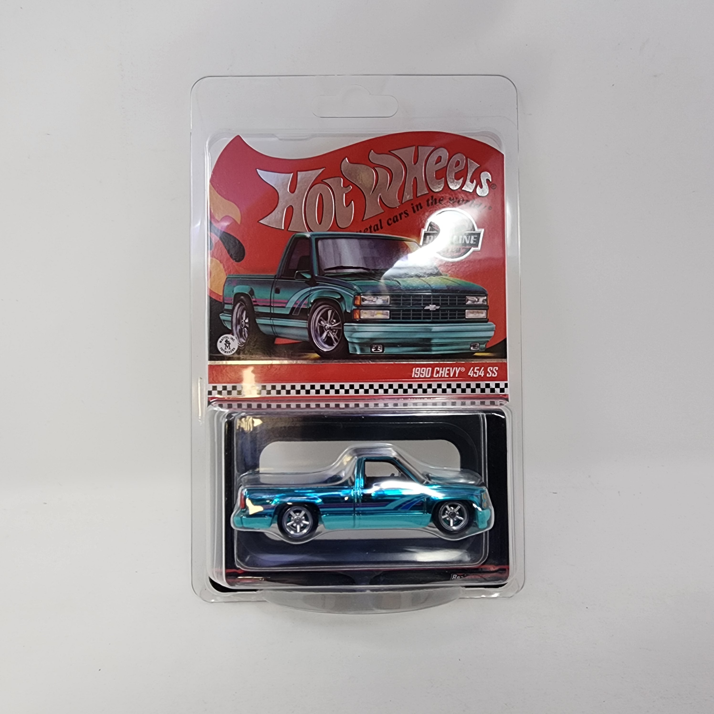 1990 Chevy 454 SS * TEAL * Hot Wheels Red Line Club RLC