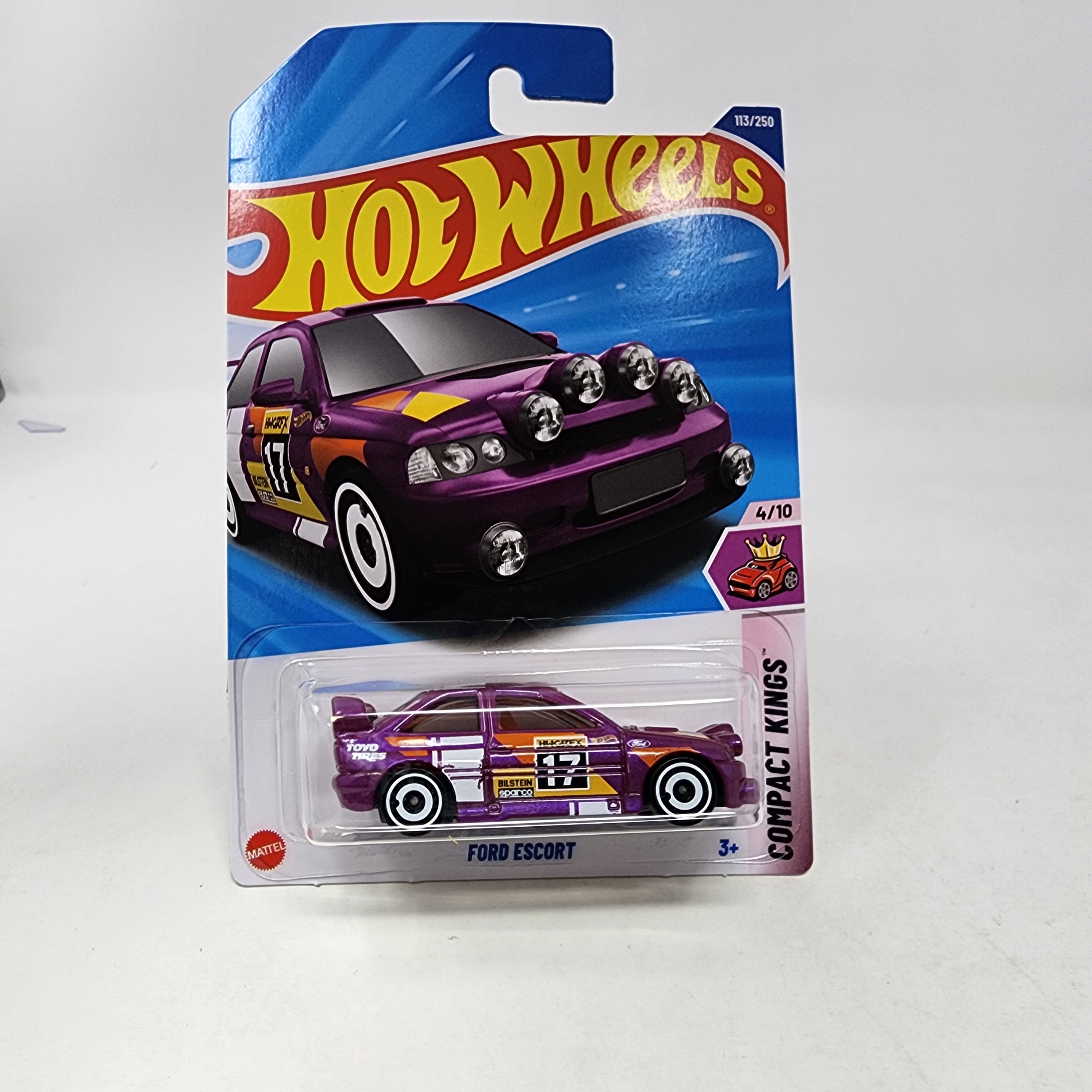 Ford Escort #113 * PURPLE * 2025 Hot Wheels NEW! L Case