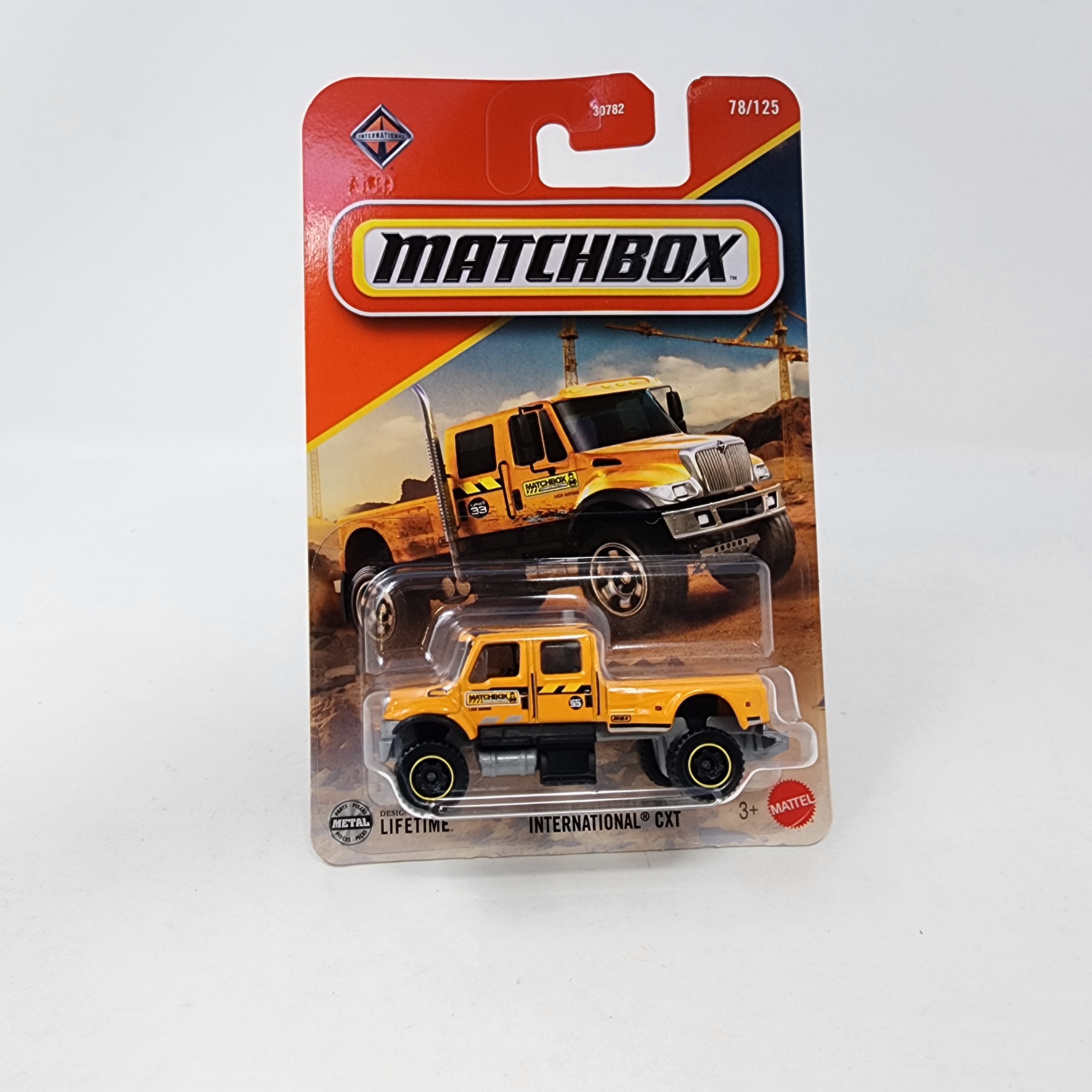 International CXT #78 * Yellow * 2025 Matchbox Basic Mainline Case