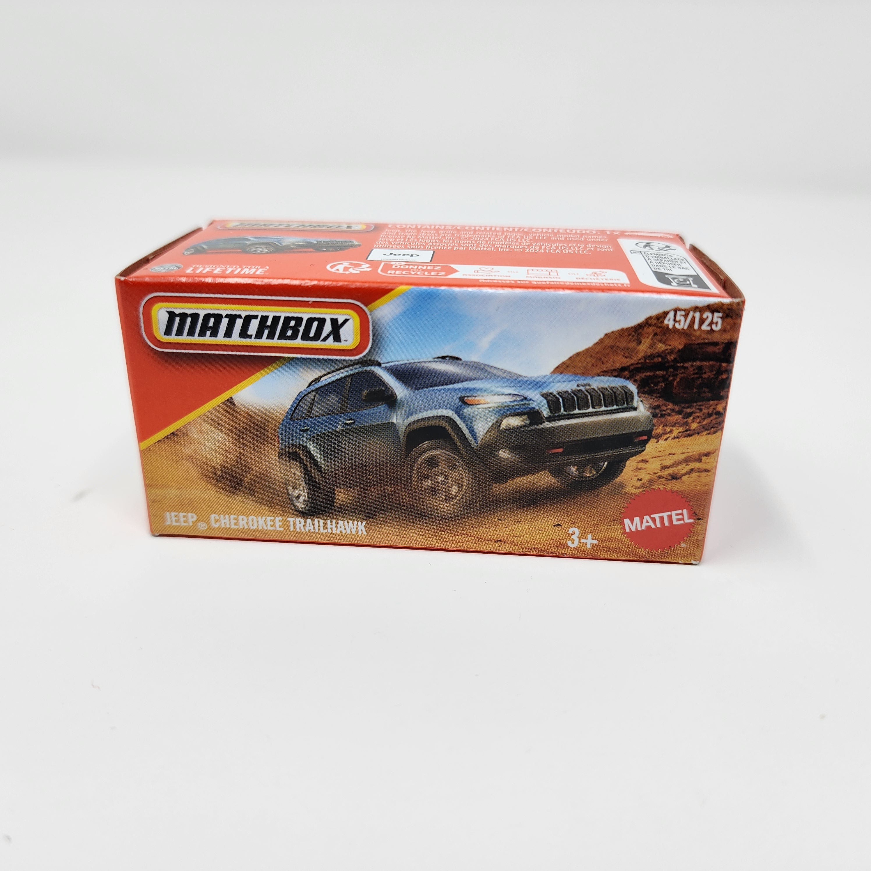 Jeep Cherokee Trailhawk #45 * 2025 Matchbox Power Grabs Case F