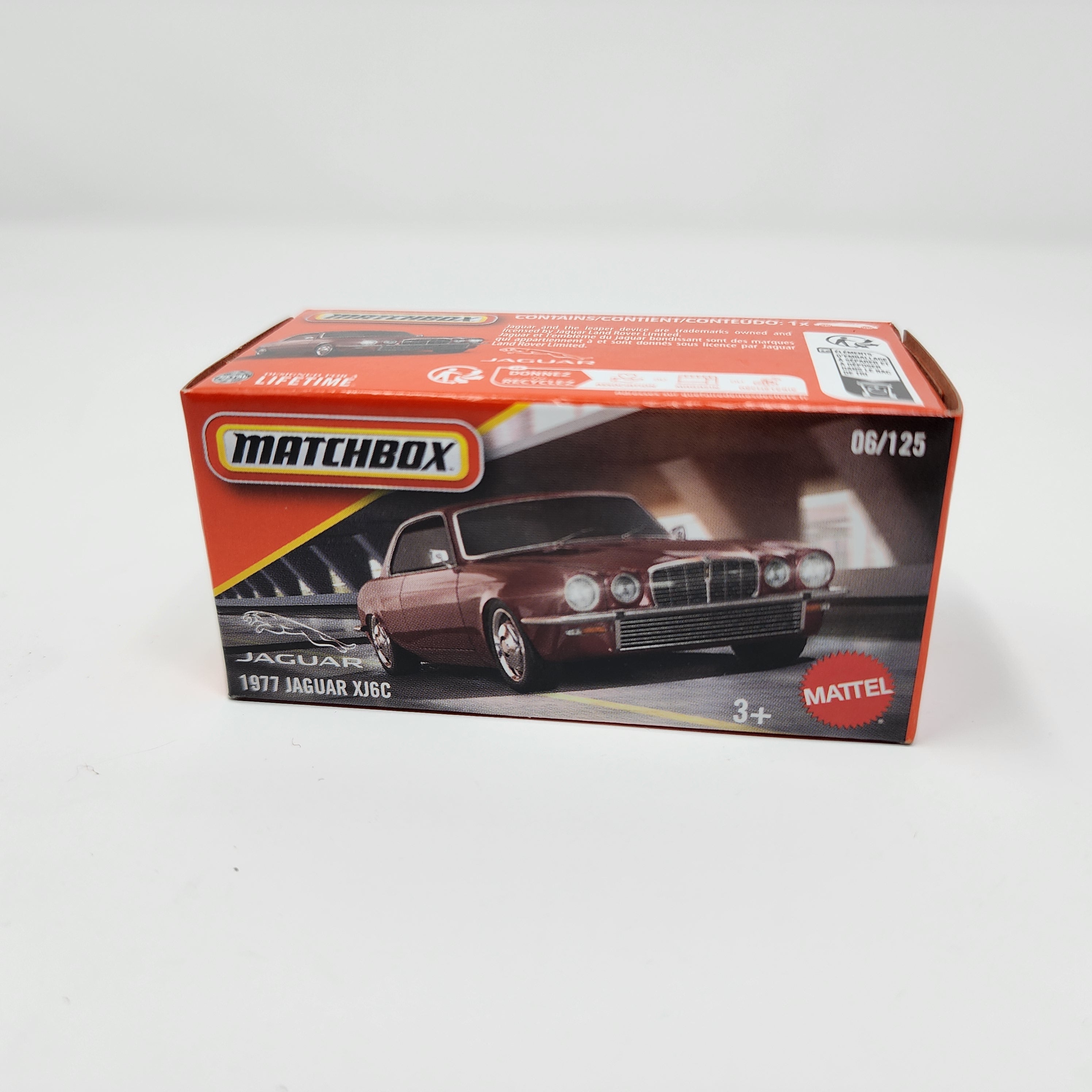 1977 Jaguar XJ6C * Burgundy * 2025 Matchbox Power Grabs Case F