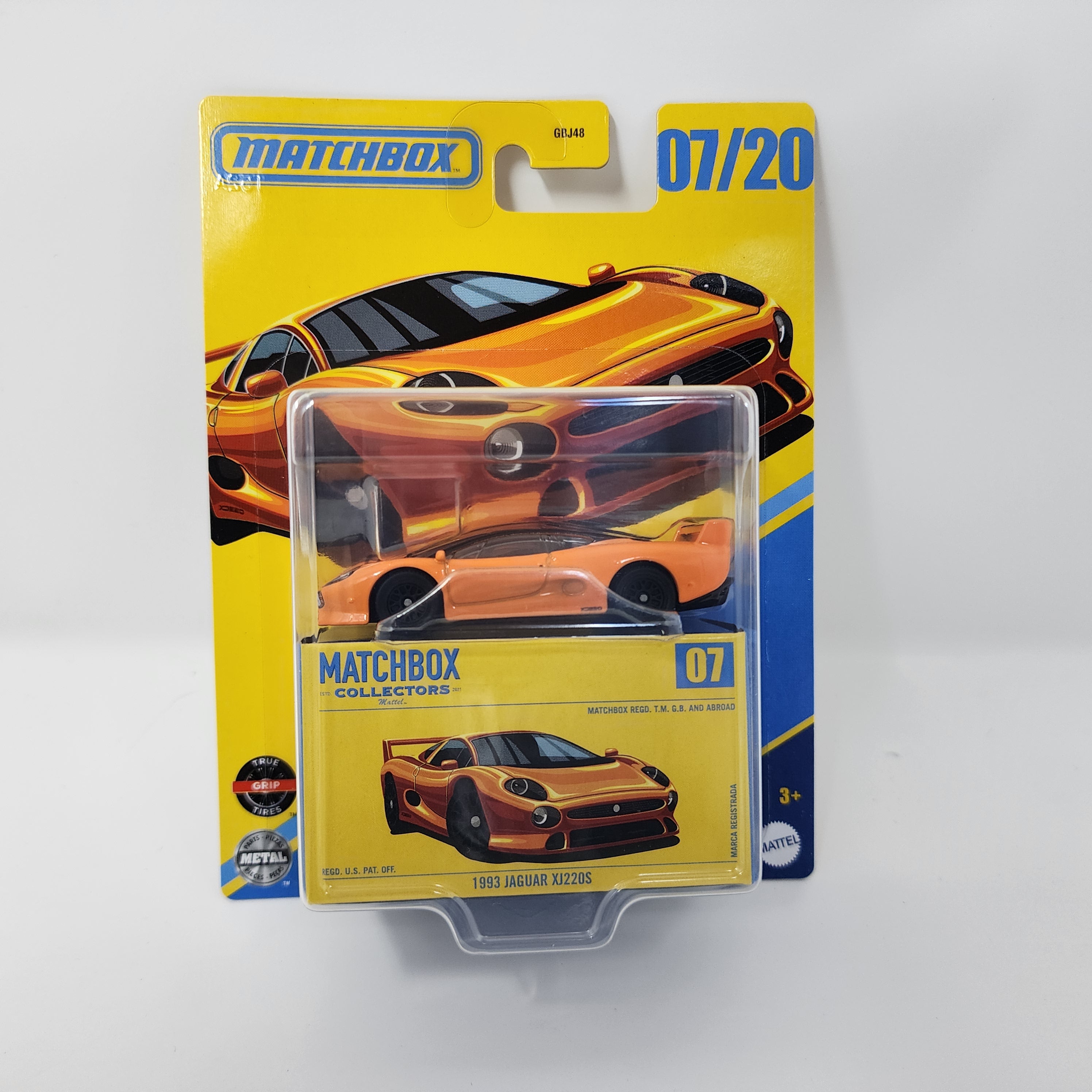 豹魔ページになります。20471120ヴィンテージ新品未使用展示会 1993 Jaguar XJ220S #07 * 2025 Matchbox Collectors Case B