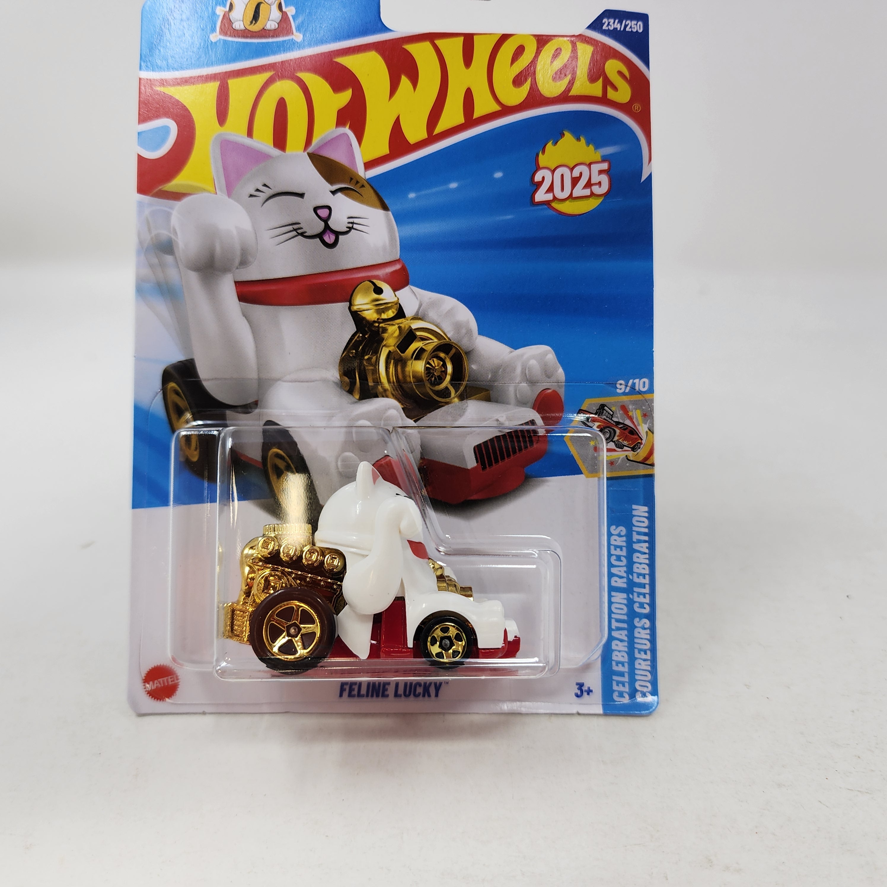 Feline Lucky #234 * 2025 Hot Wheels NEW! N Case – Wheelcollectors LLC