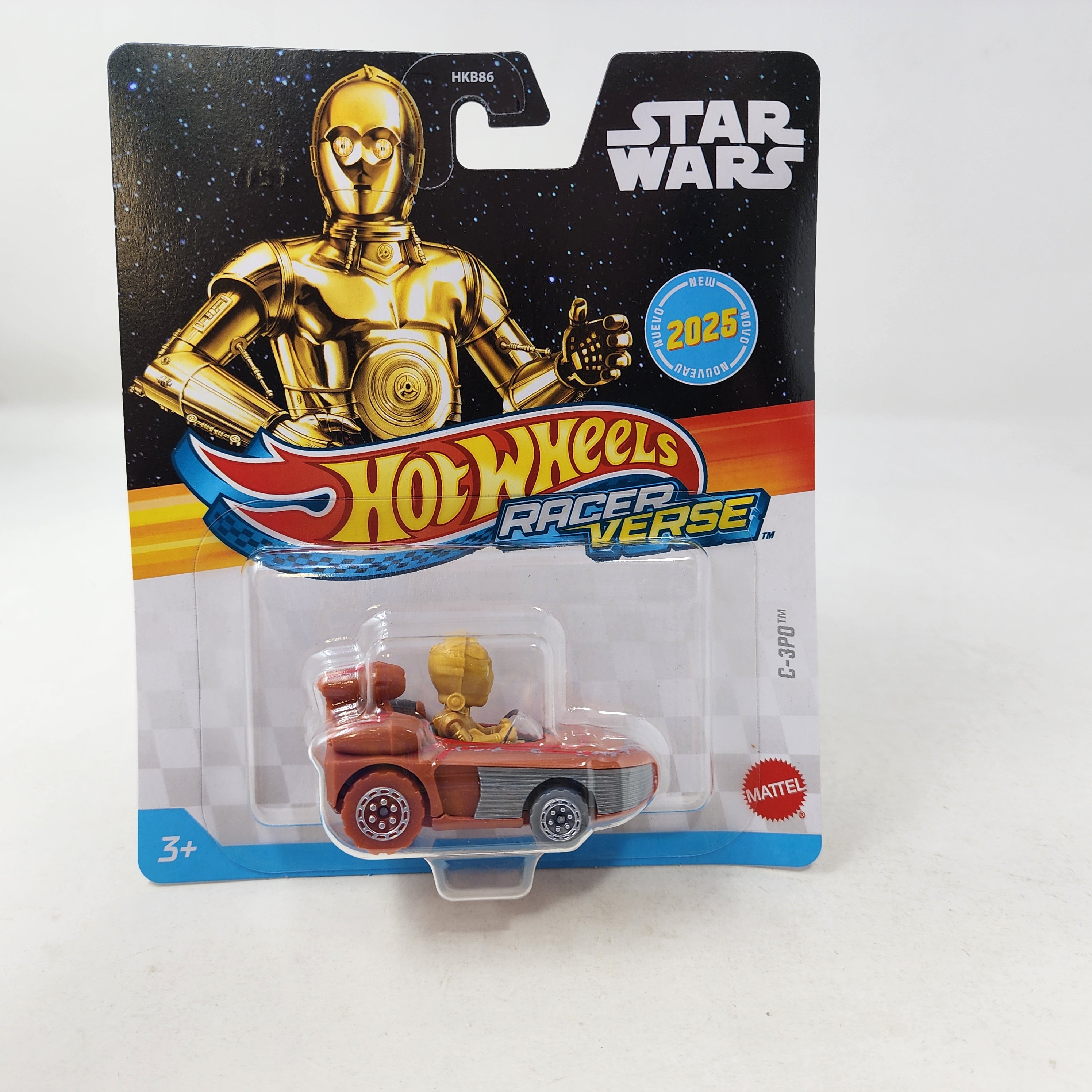C-3PO * 2025 Hot Wheels Racer Verse NEW! Case F * Star Wars