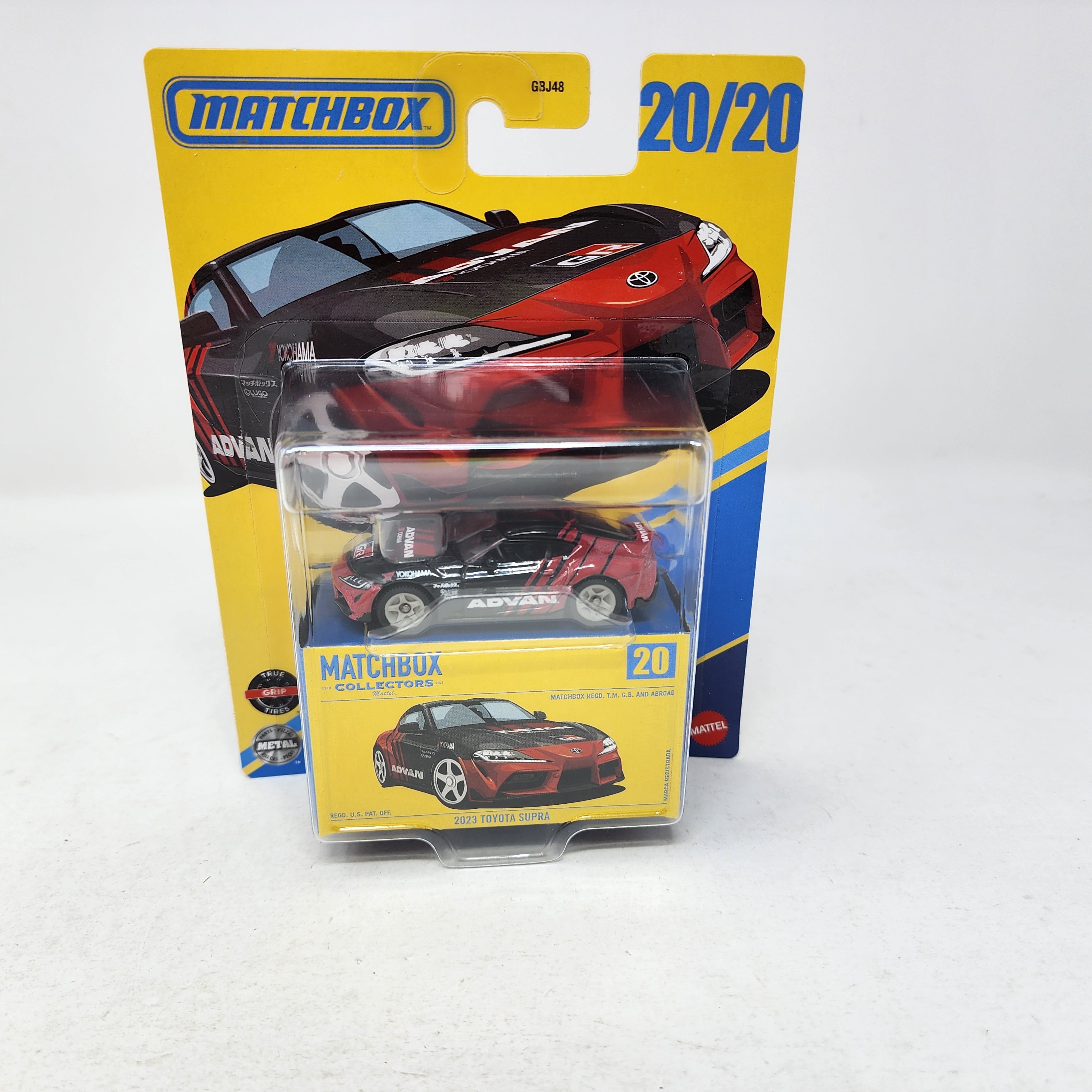 2023 Toyota Supra Advan #20 * 2025 Matchbox Collectors Case D