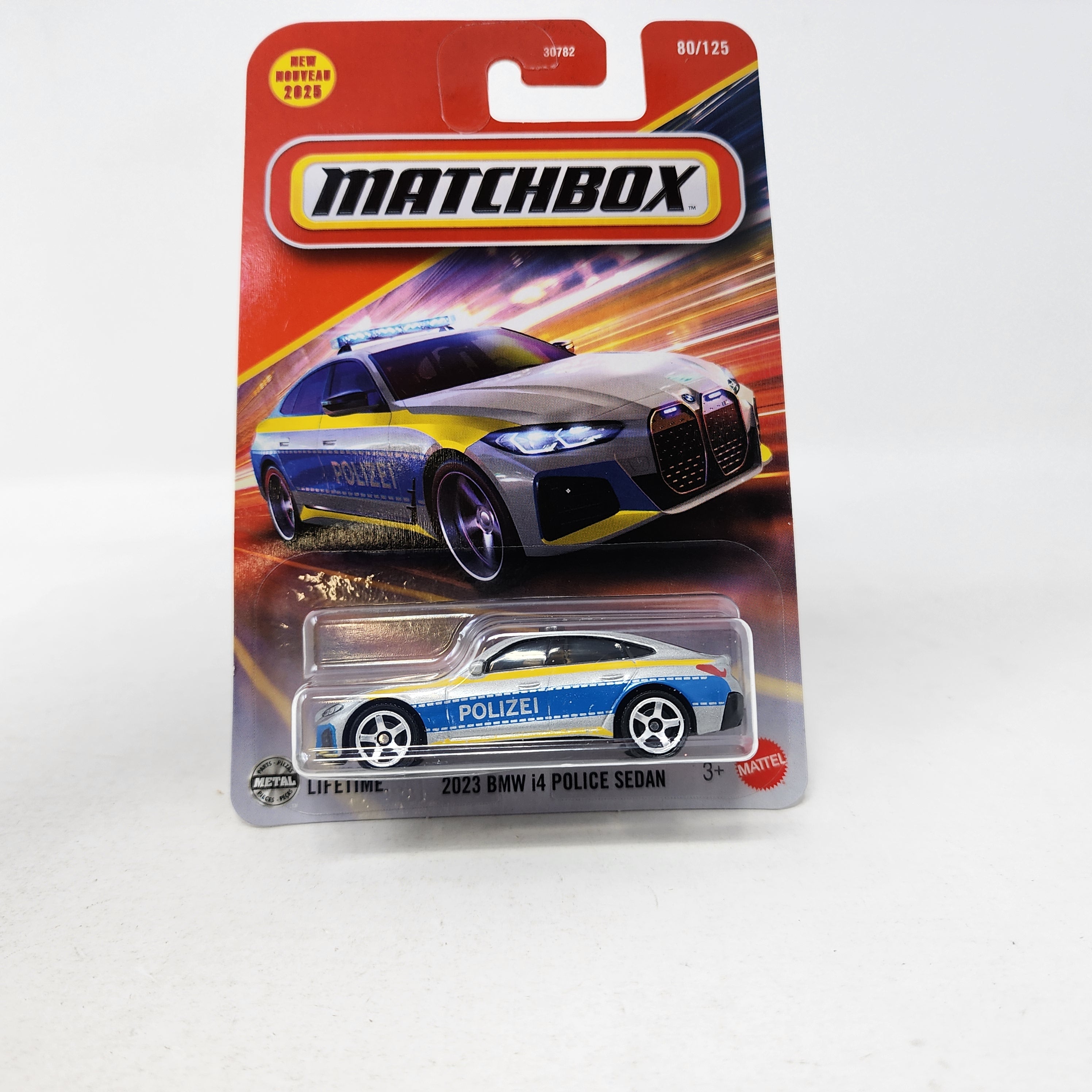 2023 BMW i4 Police Sedan #80 * 2025 Matchbox Case L