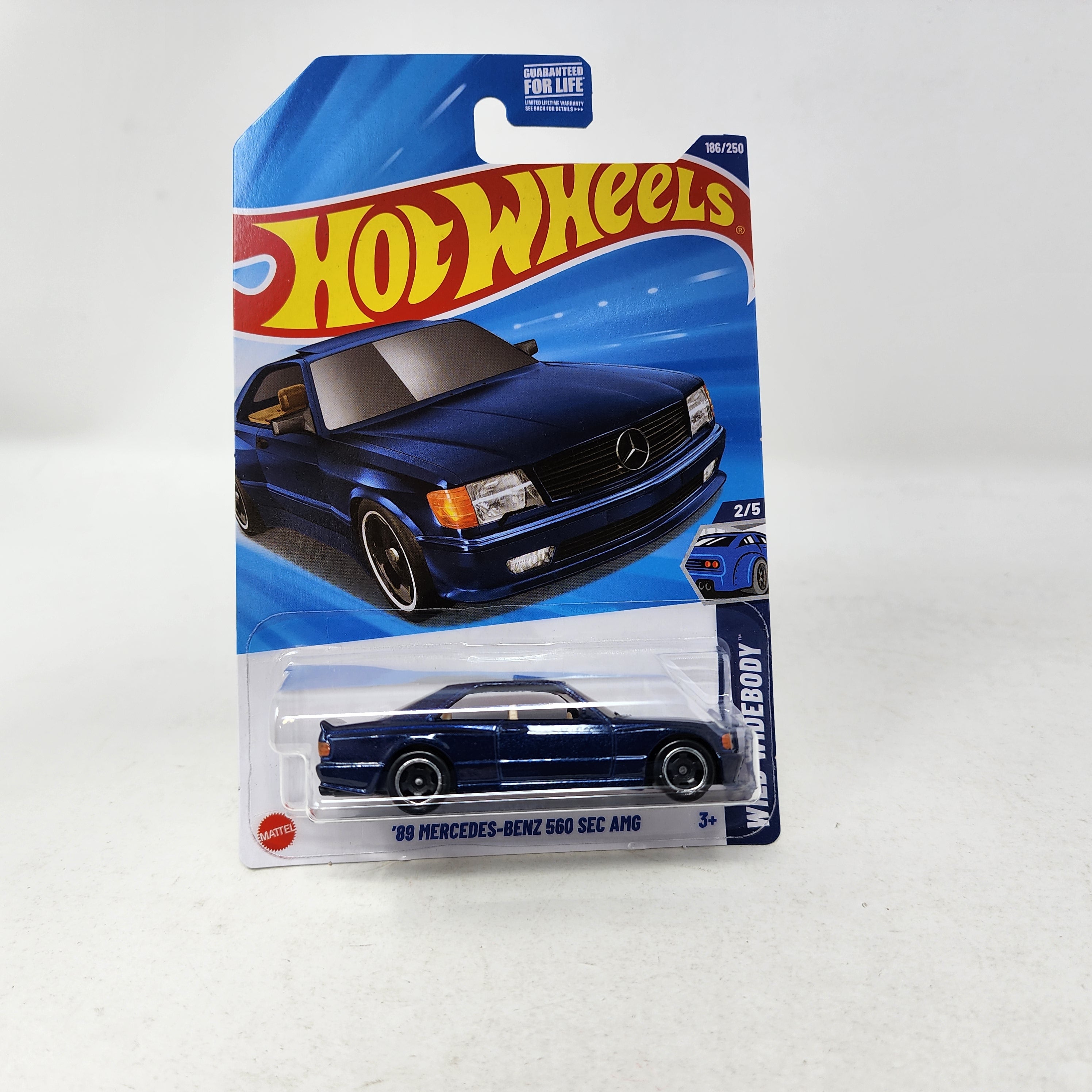 89 Mercedes-Benz 560 SEC AMG #186 * Dark Blue * 2025 Hot Wheels