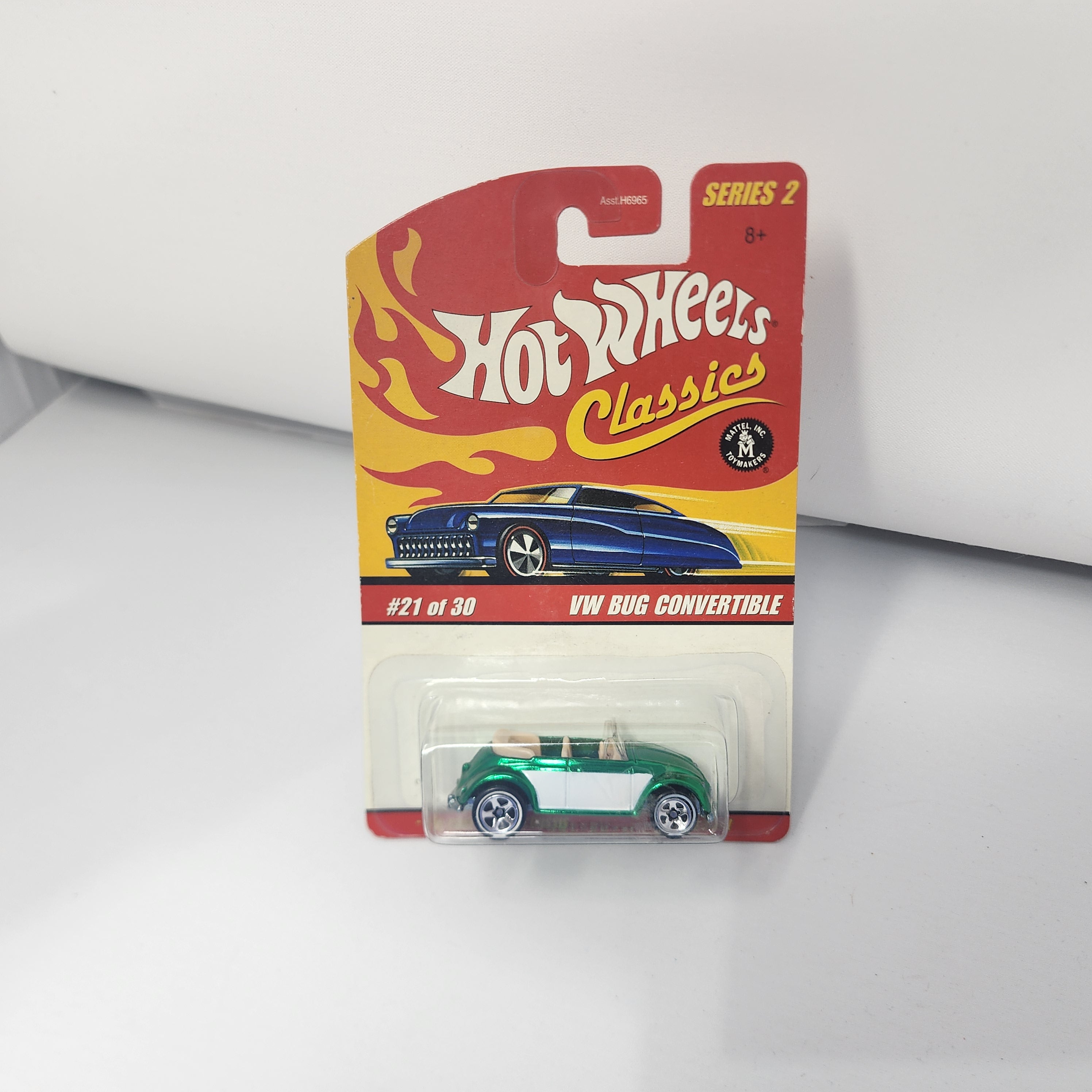 ミニカー Hotwheels VW Bug convertible Hot Wheels 【シリーズ2#21】マテル ホットウィール クラシック