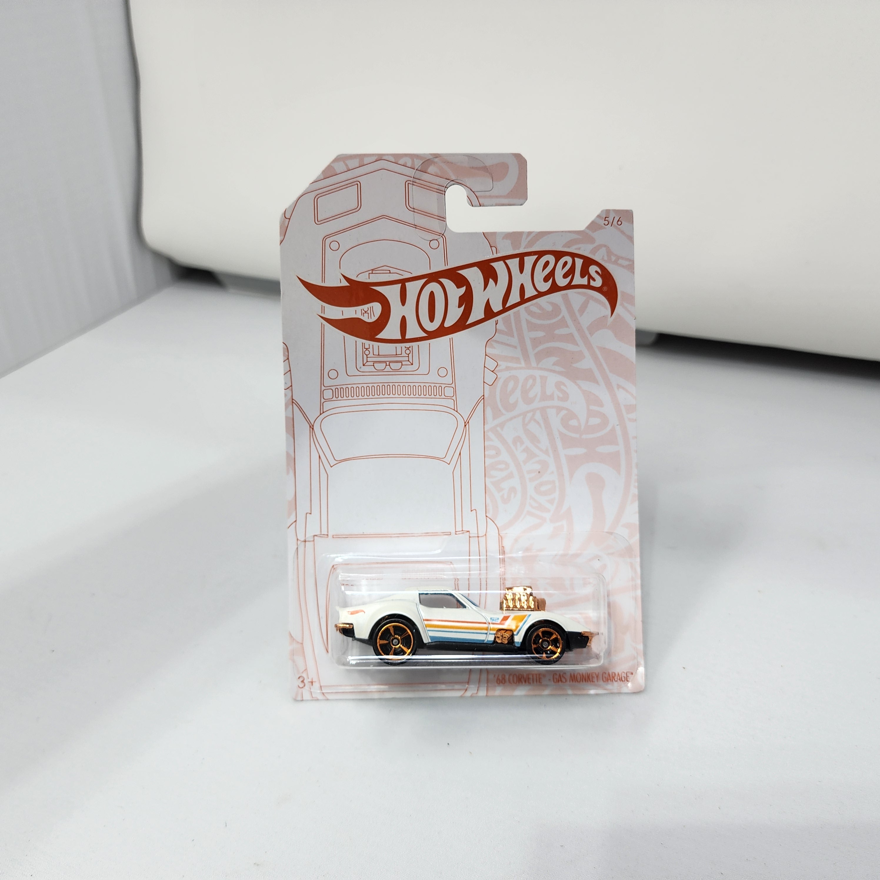 68 Corvette Gas Monkey Garage * Hot Wheels 52nd Anniversary Pearl