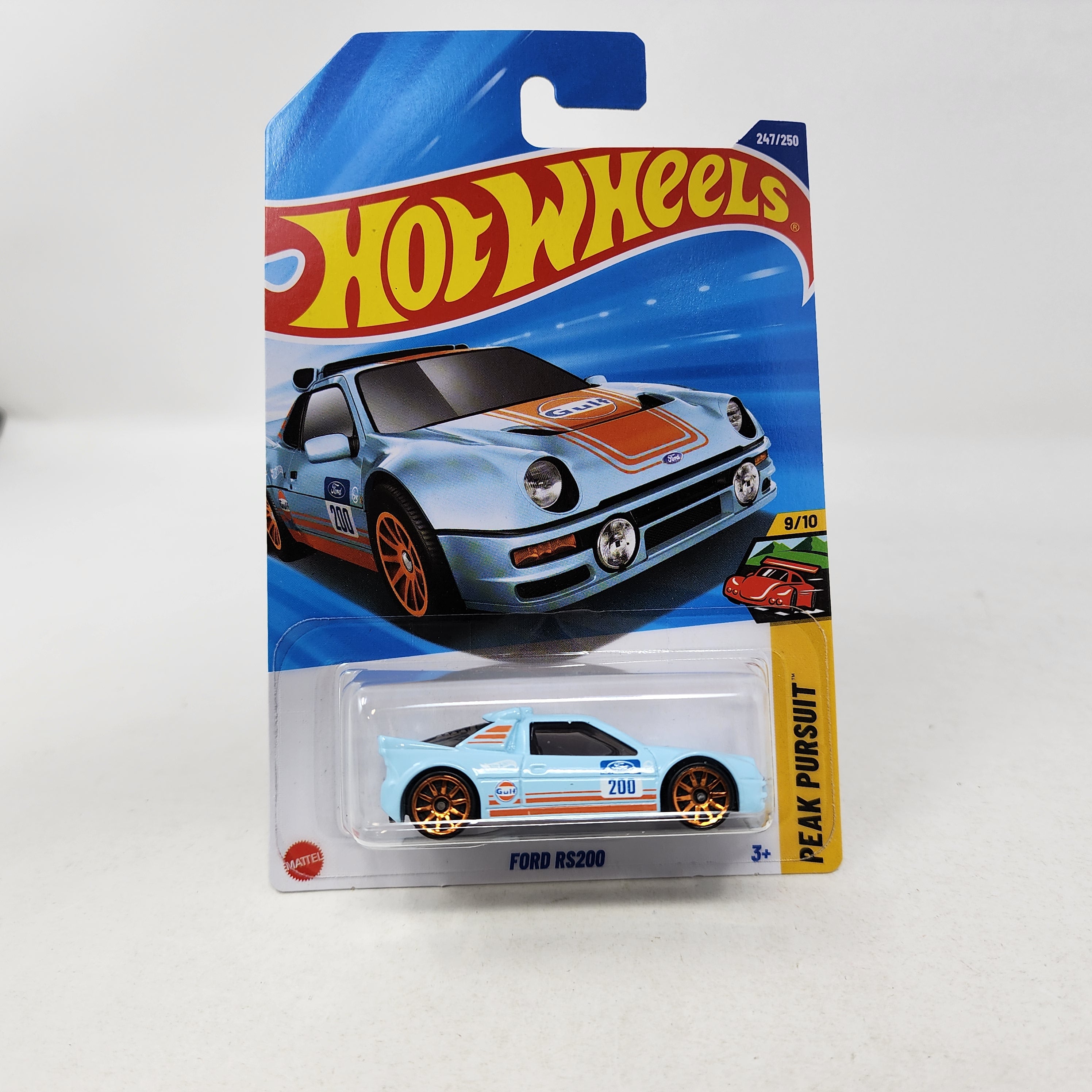 Ford RS200 #247 * GULF Blue * 2025 Hot Wheels – Wheelcollectors LLC
