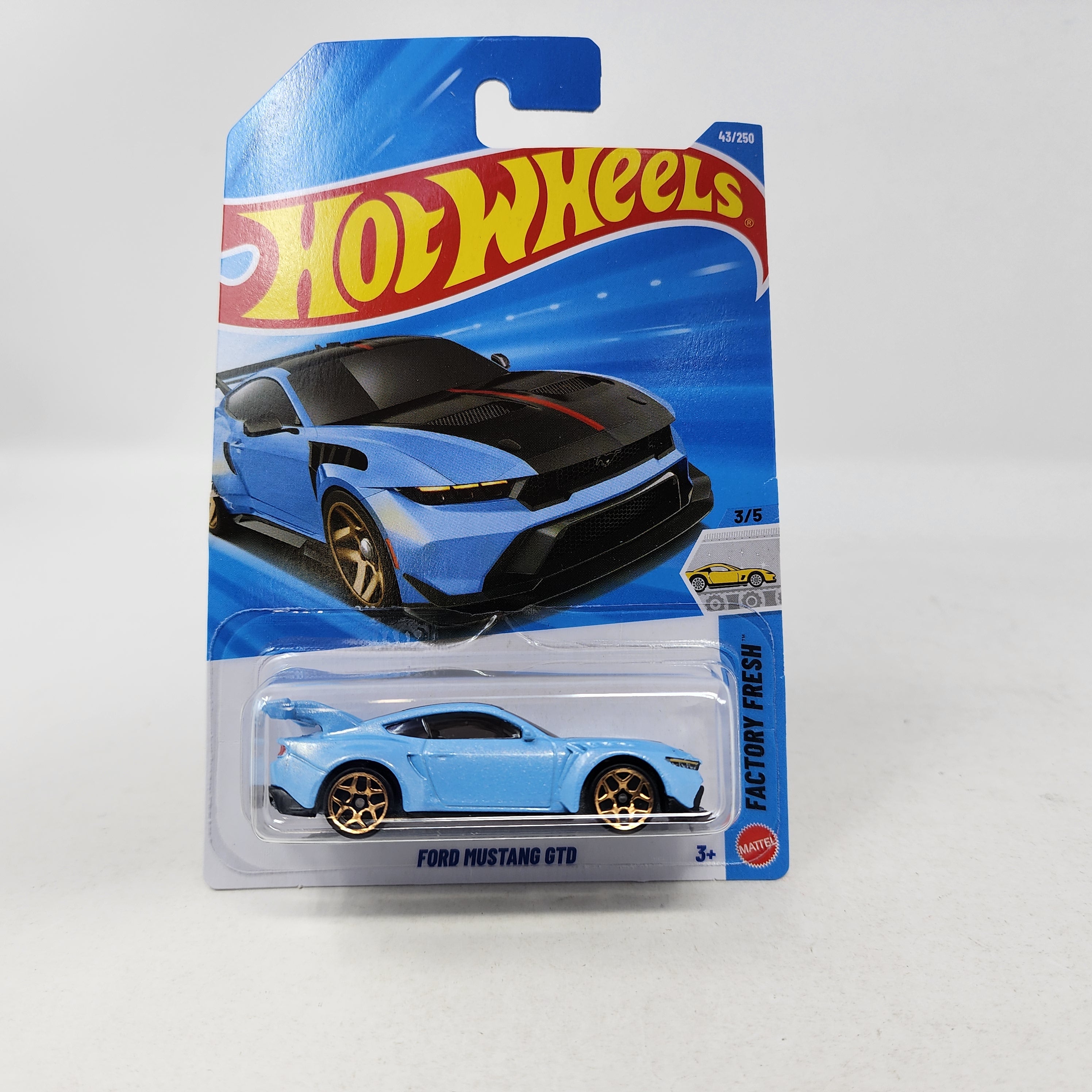 Ford Mustang GTD #43 * Blue * 2026 Hot Wheels Case C