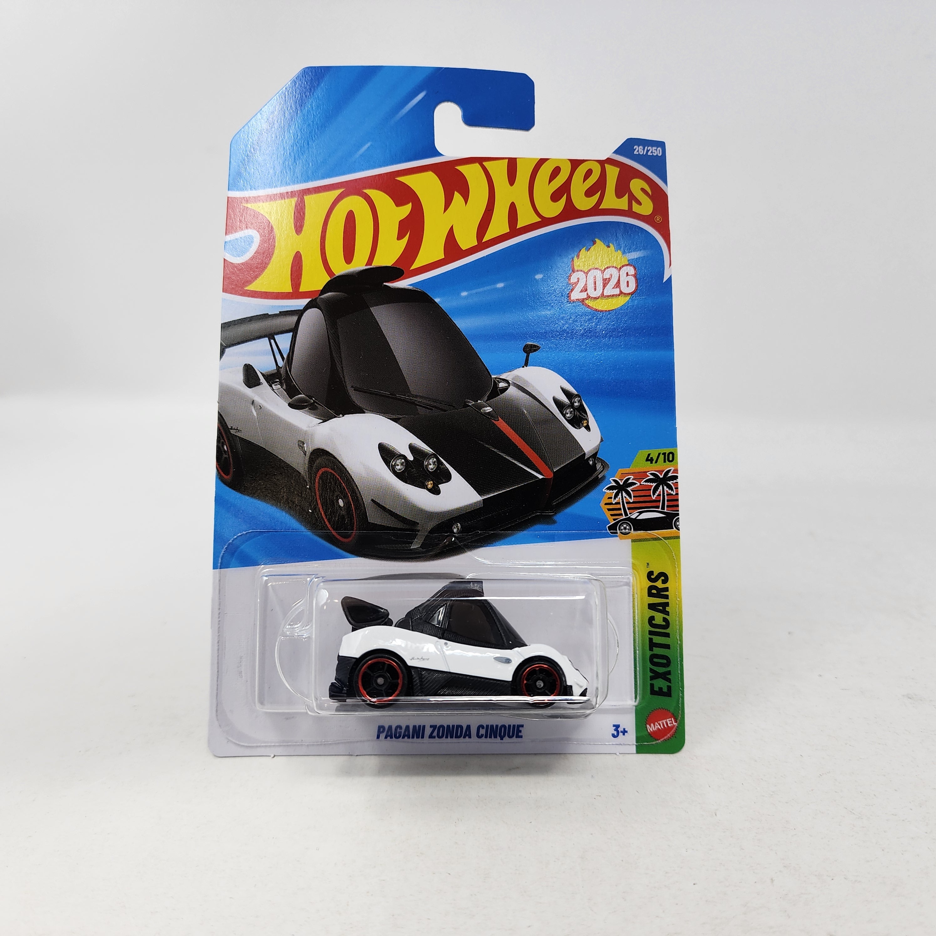 Pagani Zonda Cinque #26 * White * 2026 Hot Wheels Case C