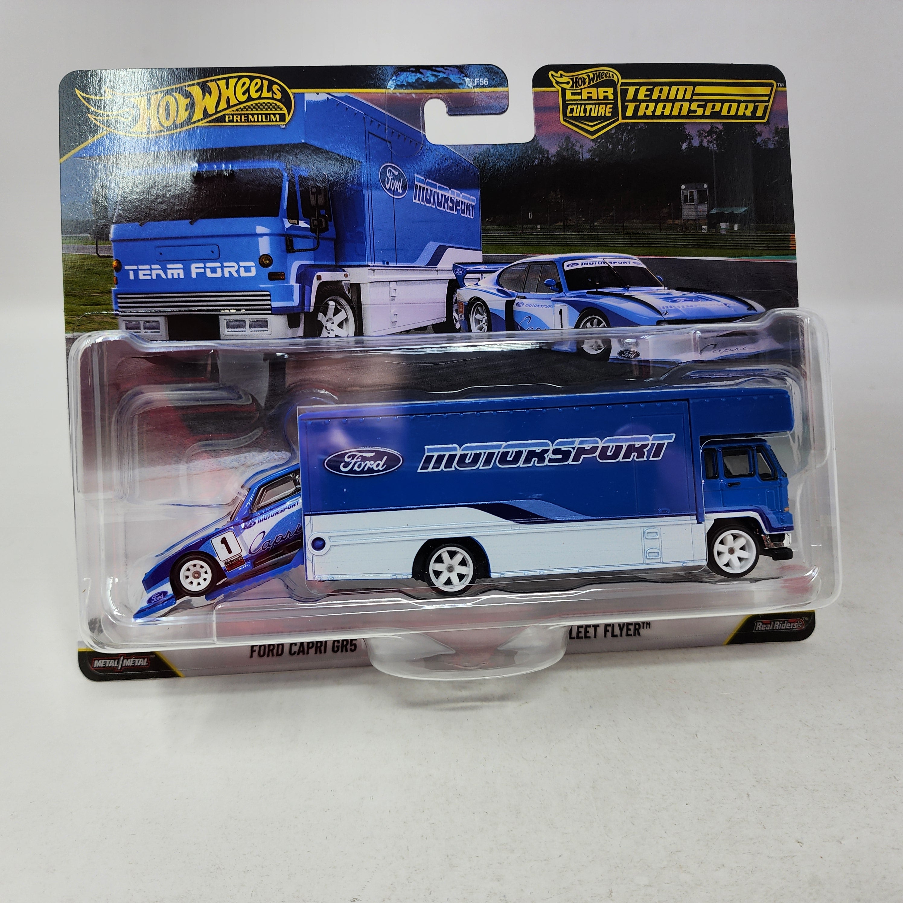 Ford Capri GR5 & Fleet Flyer * 2026 Hot Wheels Team Transport Car