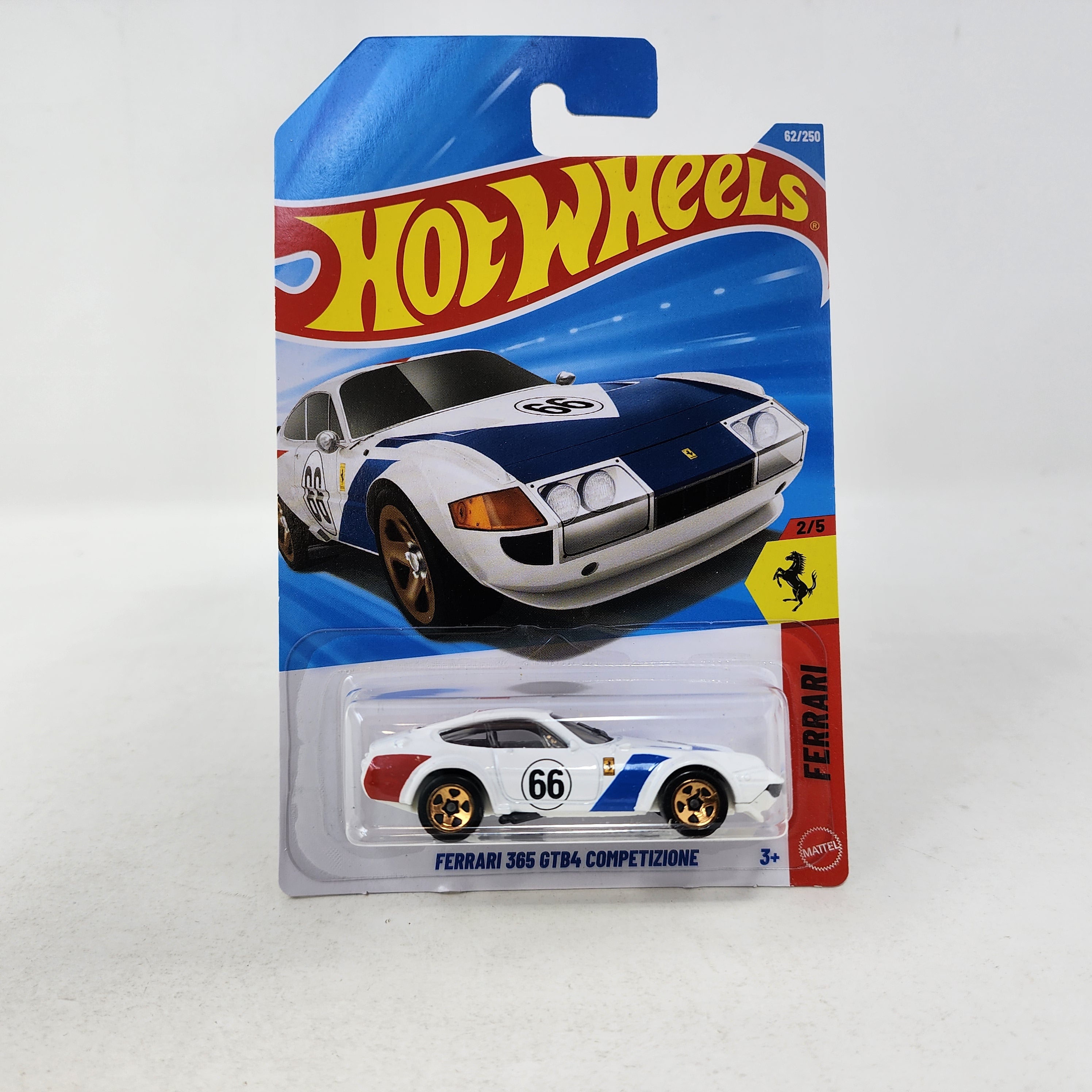 Ferrari 365 GTB4 Competizione #62 * WHITE * 2026 Hot Wheels Case C