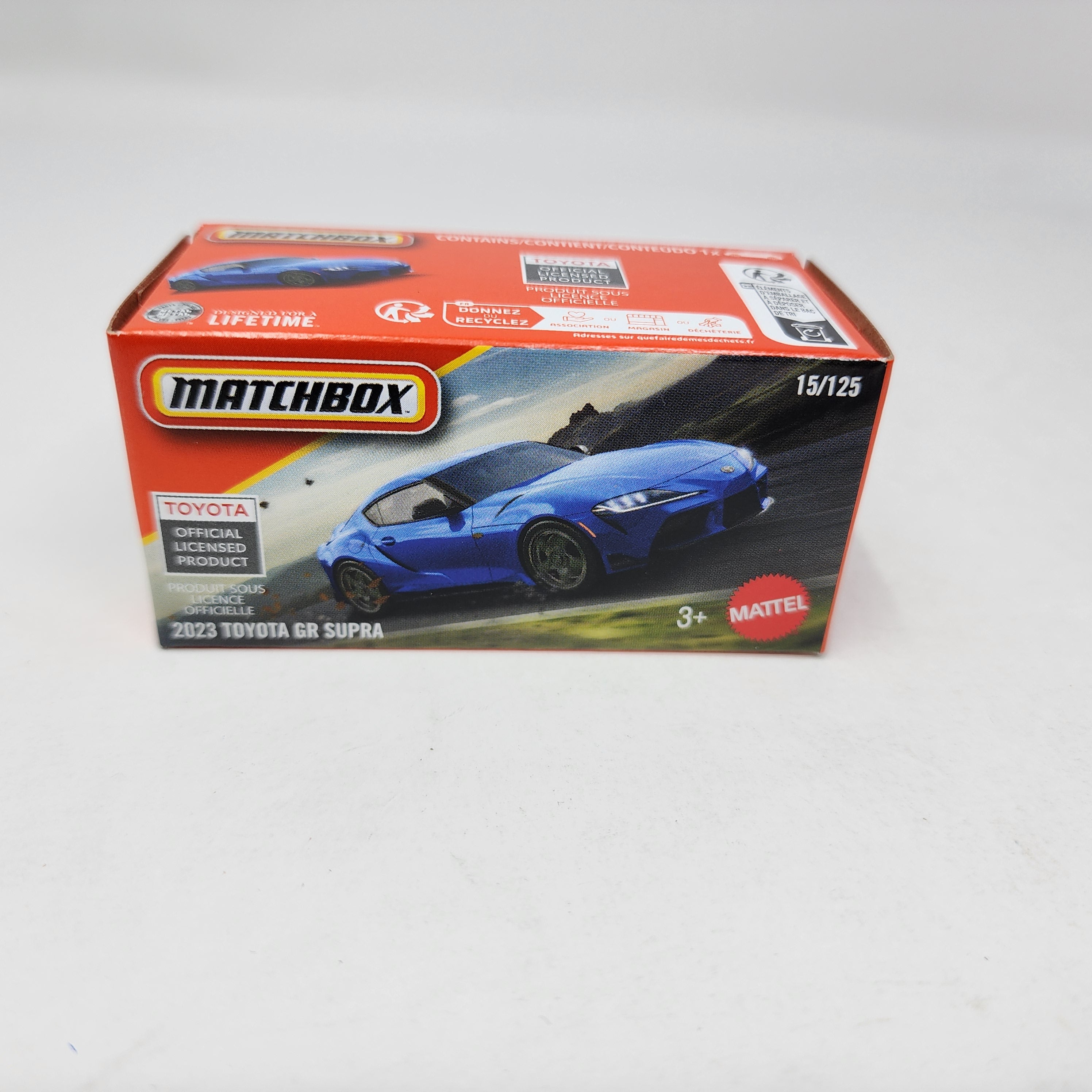 SURPRISE FOR MAX マックスシリーズ 2023 Toyota GR Supra #15 * 2026 Matchbox Power Grabs Case C