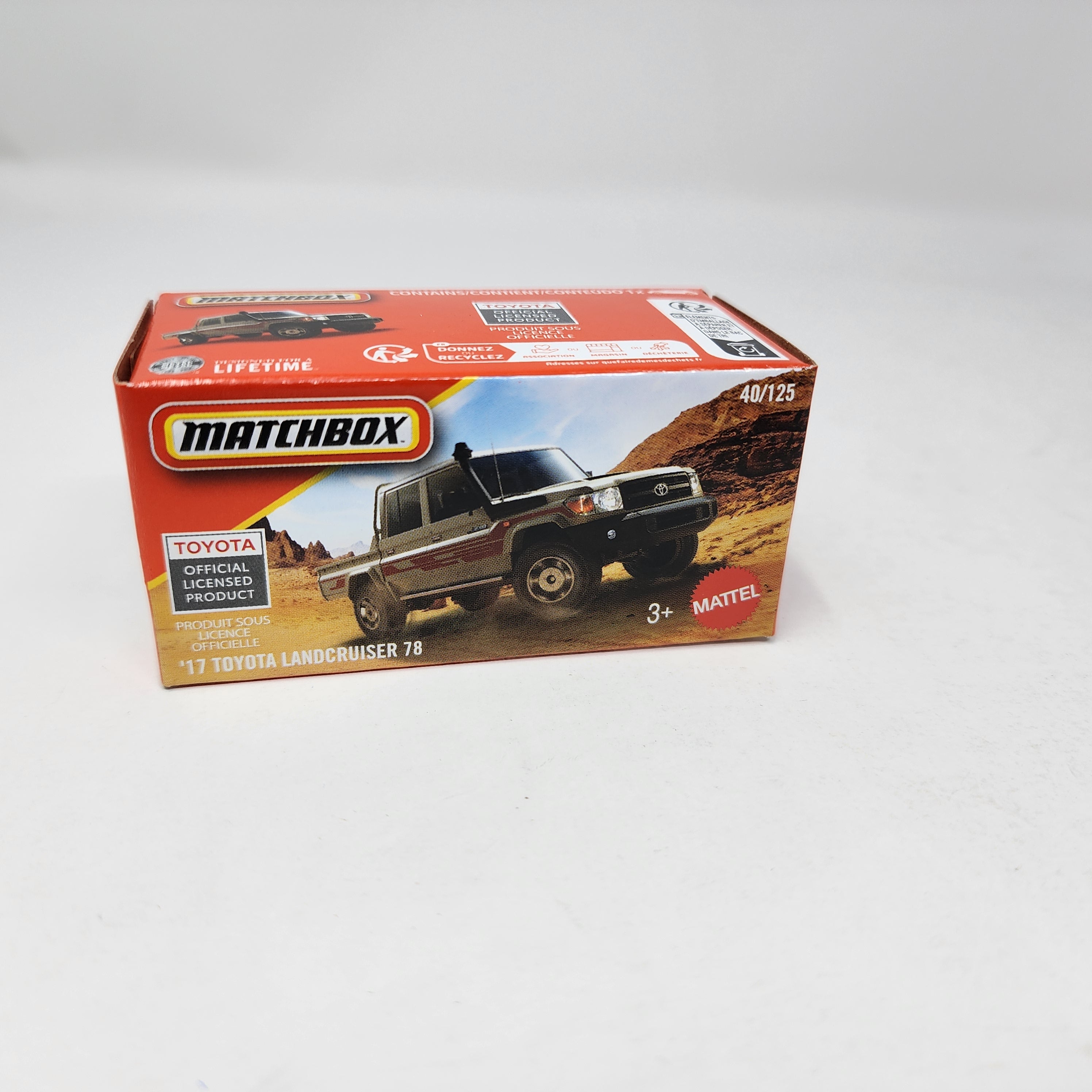17 Toyota Landcruiser 78 #40 * 2026 Matchbox Power Grabs Case C