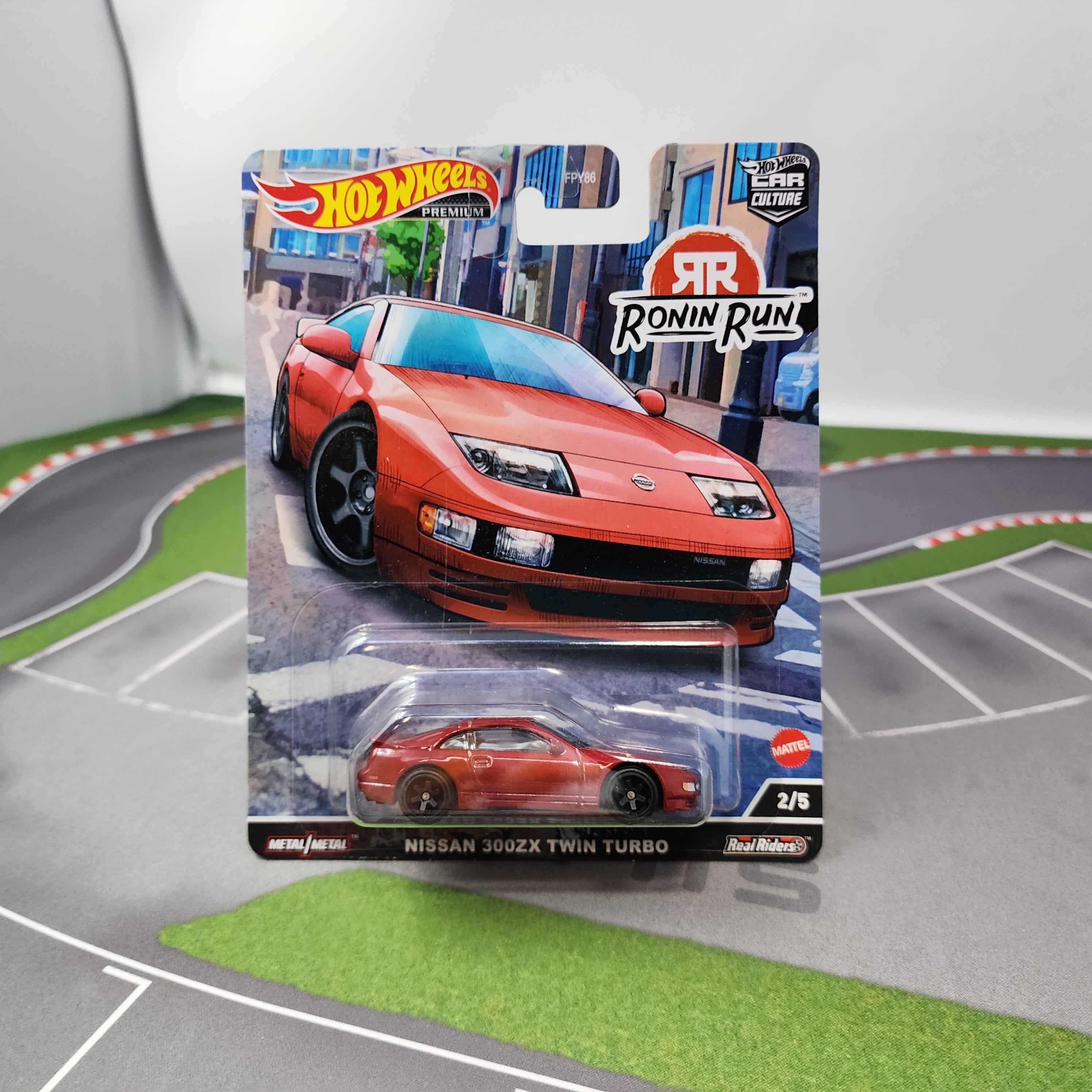 Nissan 300ZX Twin Turbo 2/5 * Hot Wheels Car Culture Ronin Run