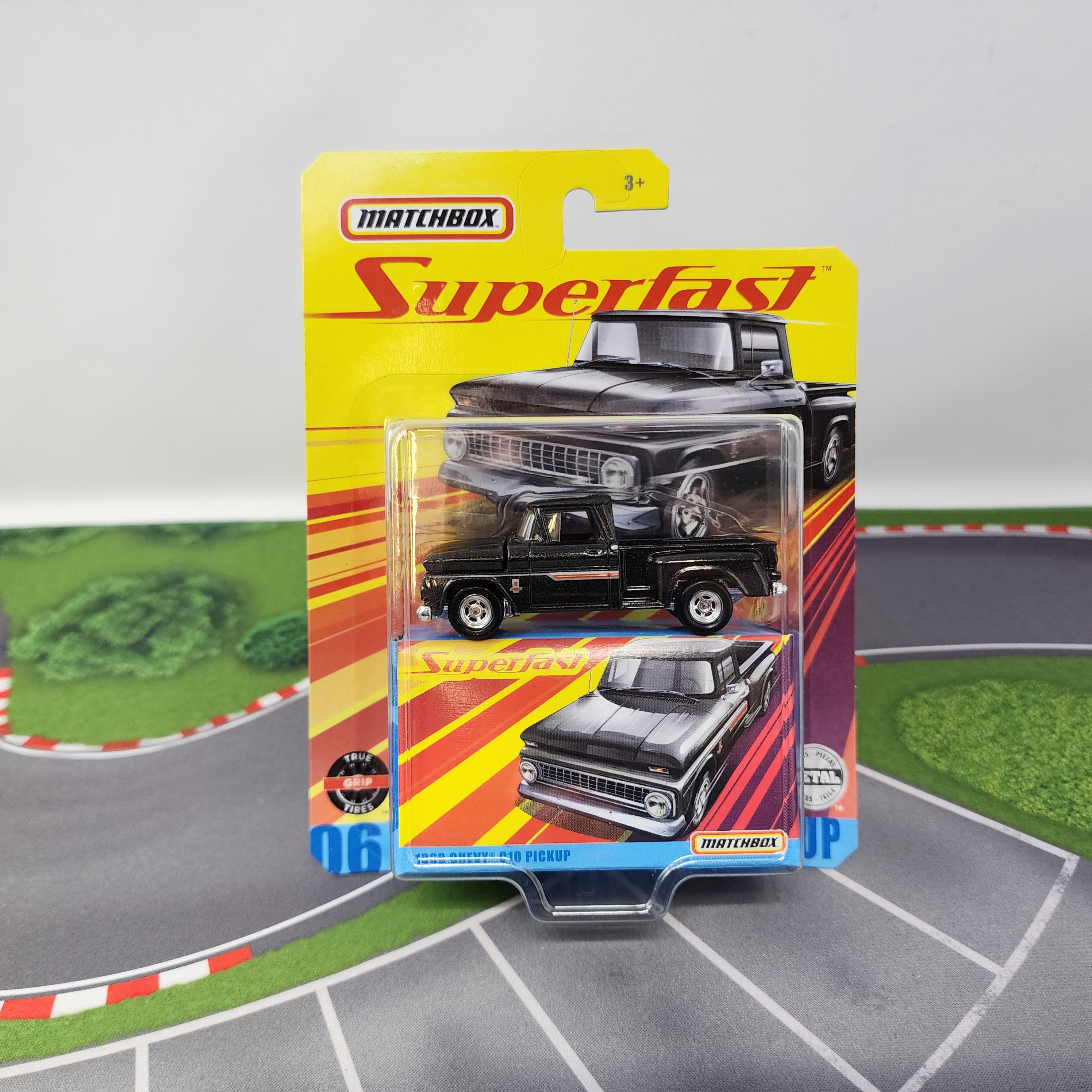 1963 Chevy C10 Pickup * Black * Matchbox Superfast