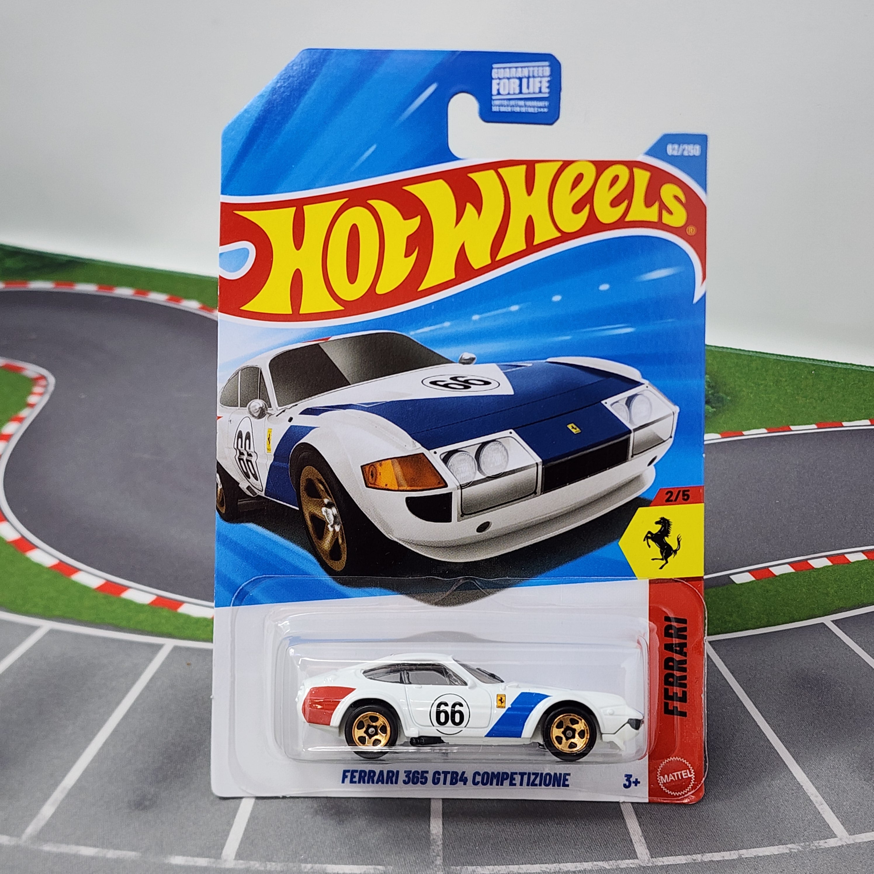 Ferrari 365 GTB4 Competizione #222 * WHITE * 2025 Hot Wheels
