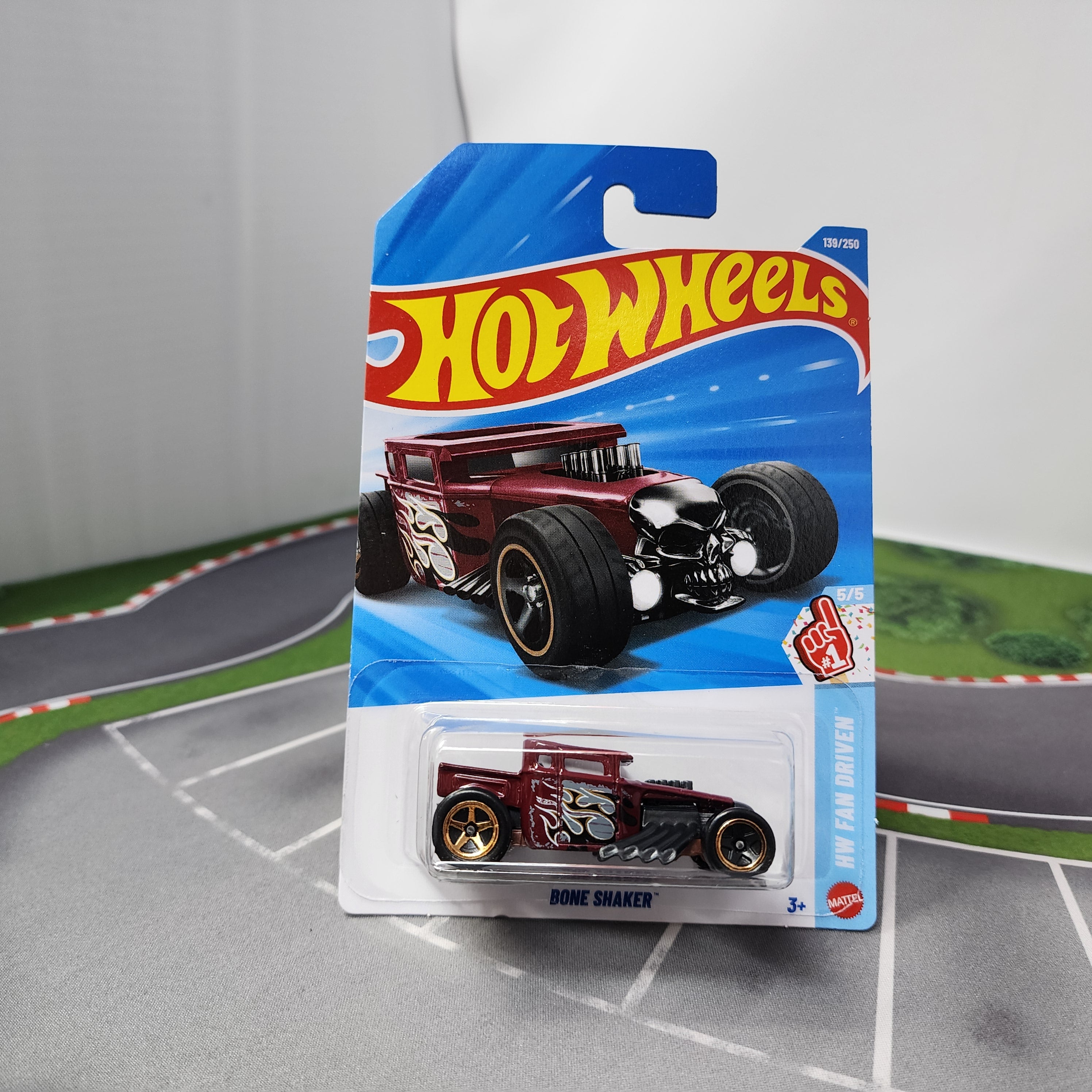Bone Shaker #139 * Burgundy * 2026 Hot Wheels Case G