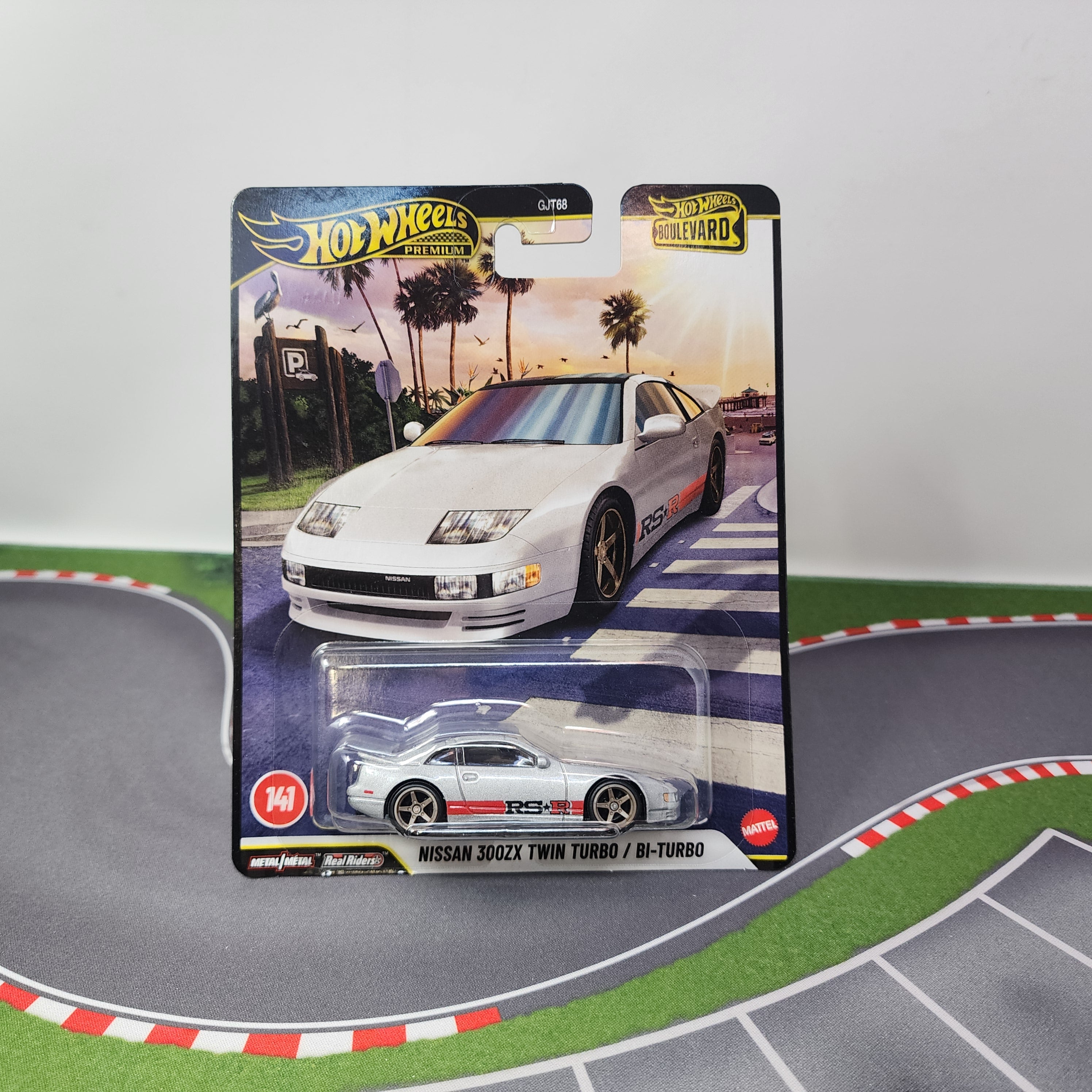 HWさま Nissan 300ZX Twin Turbo #141 * Silver * Hot Wheels Boulevard
