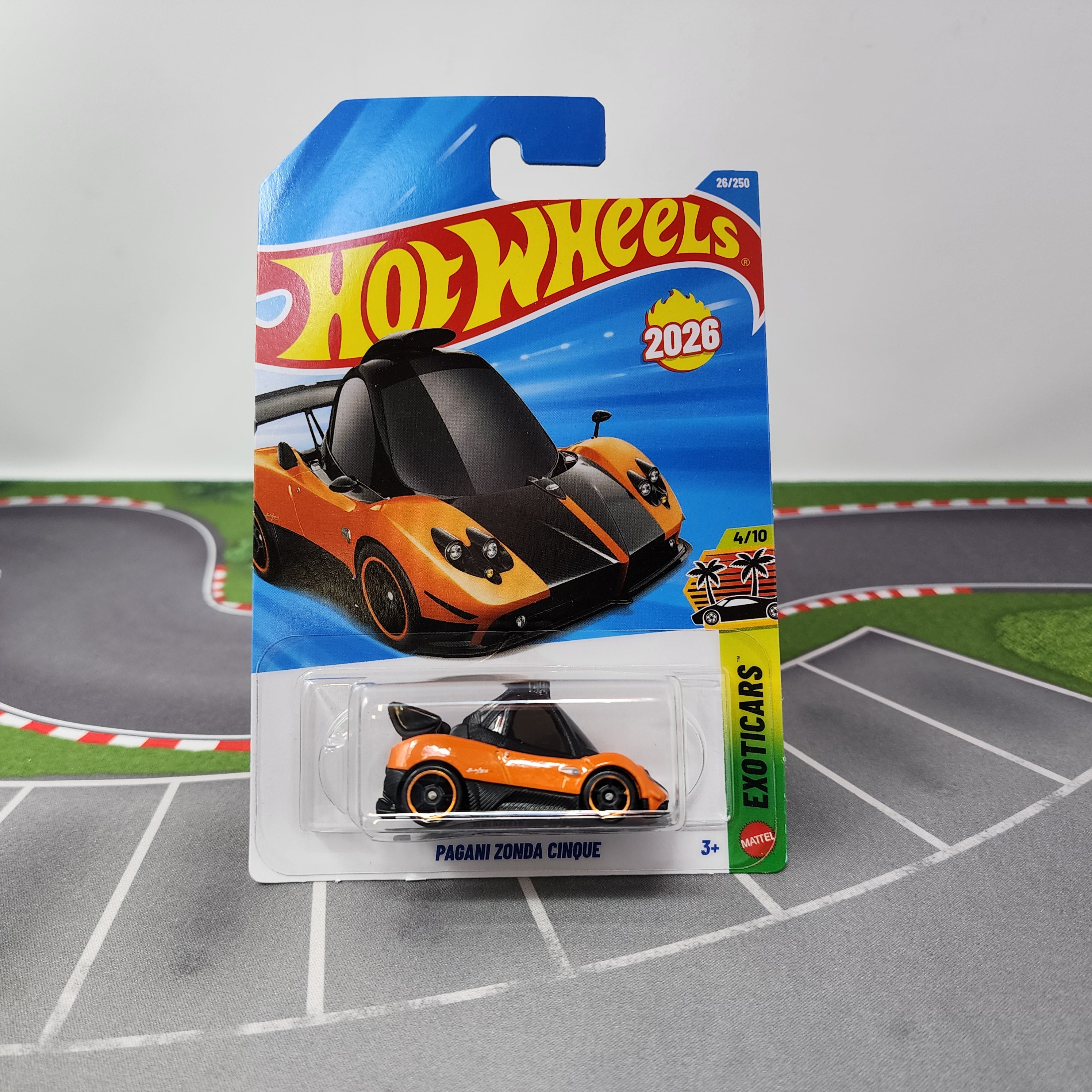 Pagani Zonda Cinque #26 * Orange/Black * 2026 Hot Wheels Case H