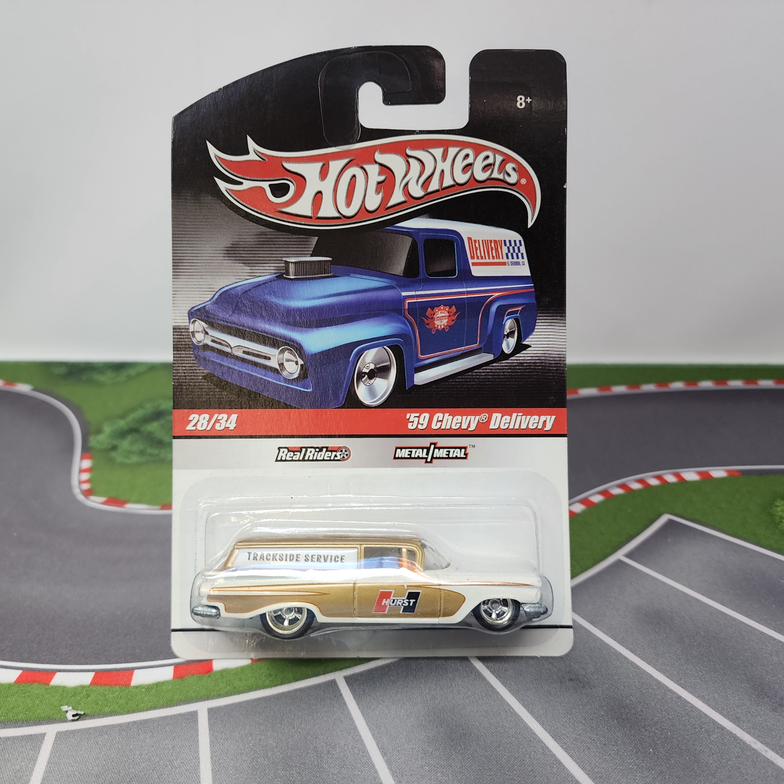 59 Chevy Delivery #28 * Hot Wheels Premium Garage Slick Rides