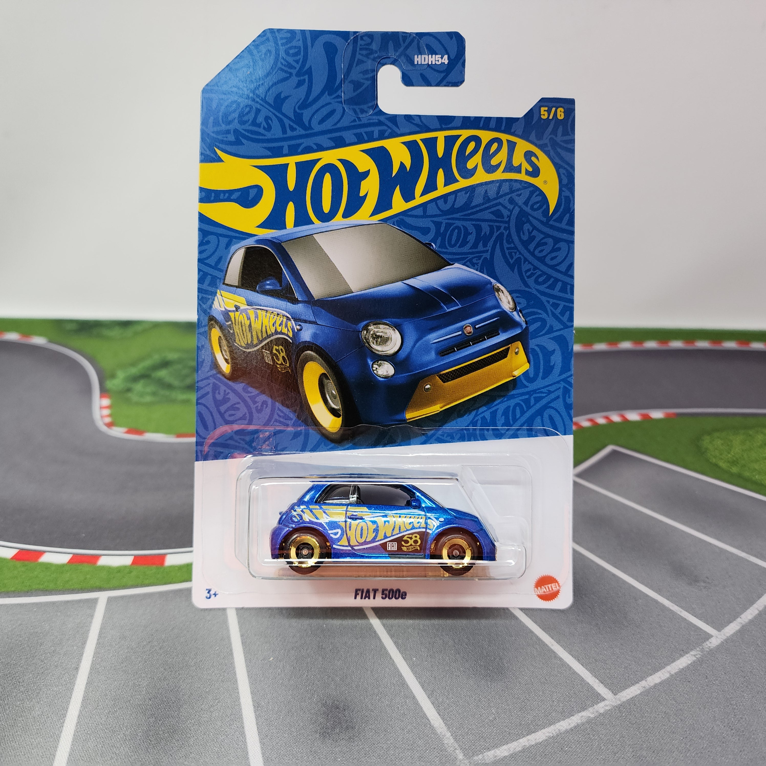 フェアチャイルド　プリンセス Fiat 500e #5/6 * Pearl & Chrome Hot Wheels 58th Anniversary Mix 2