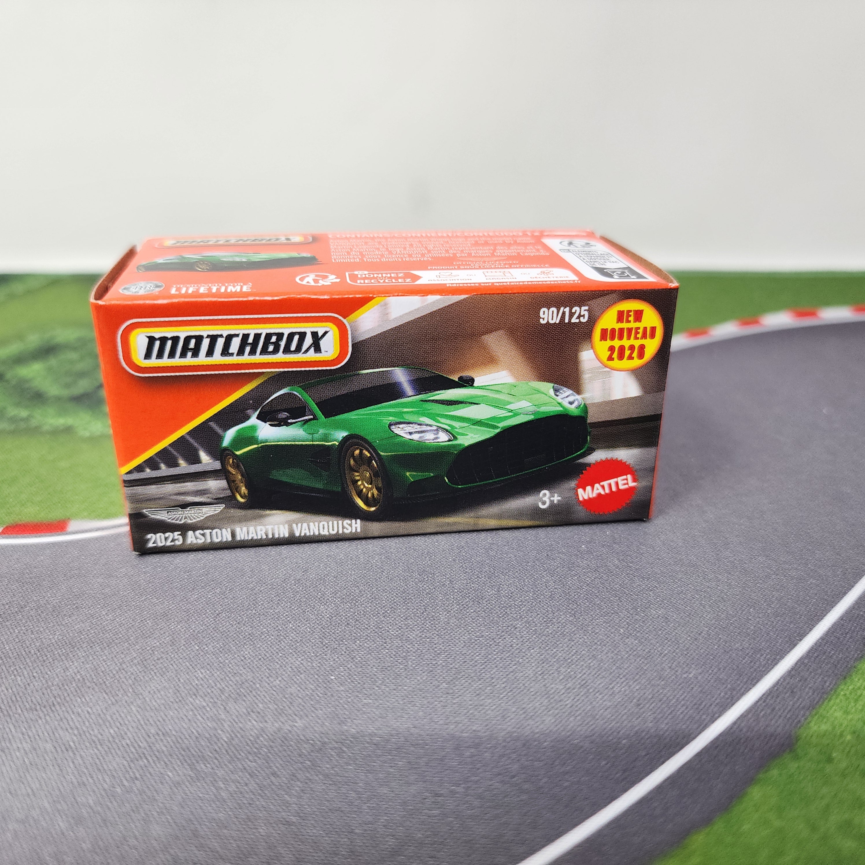 2025 Aston Martin Vanquish #90 * 2026 Matchbox Power Grabs Case J