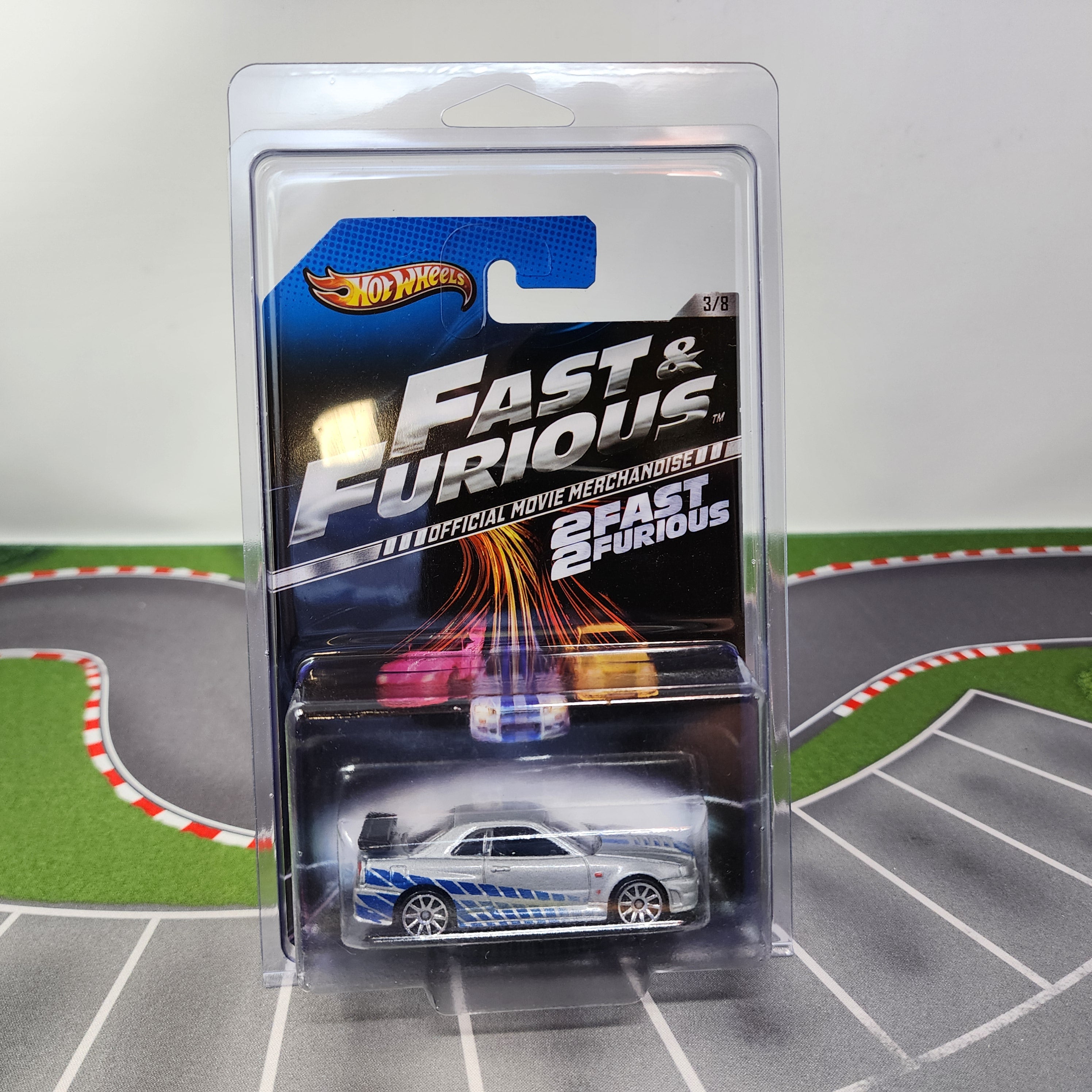 Nissan Skyline GT-R R34 * RARE Black Wing * Hot Wheels Fast