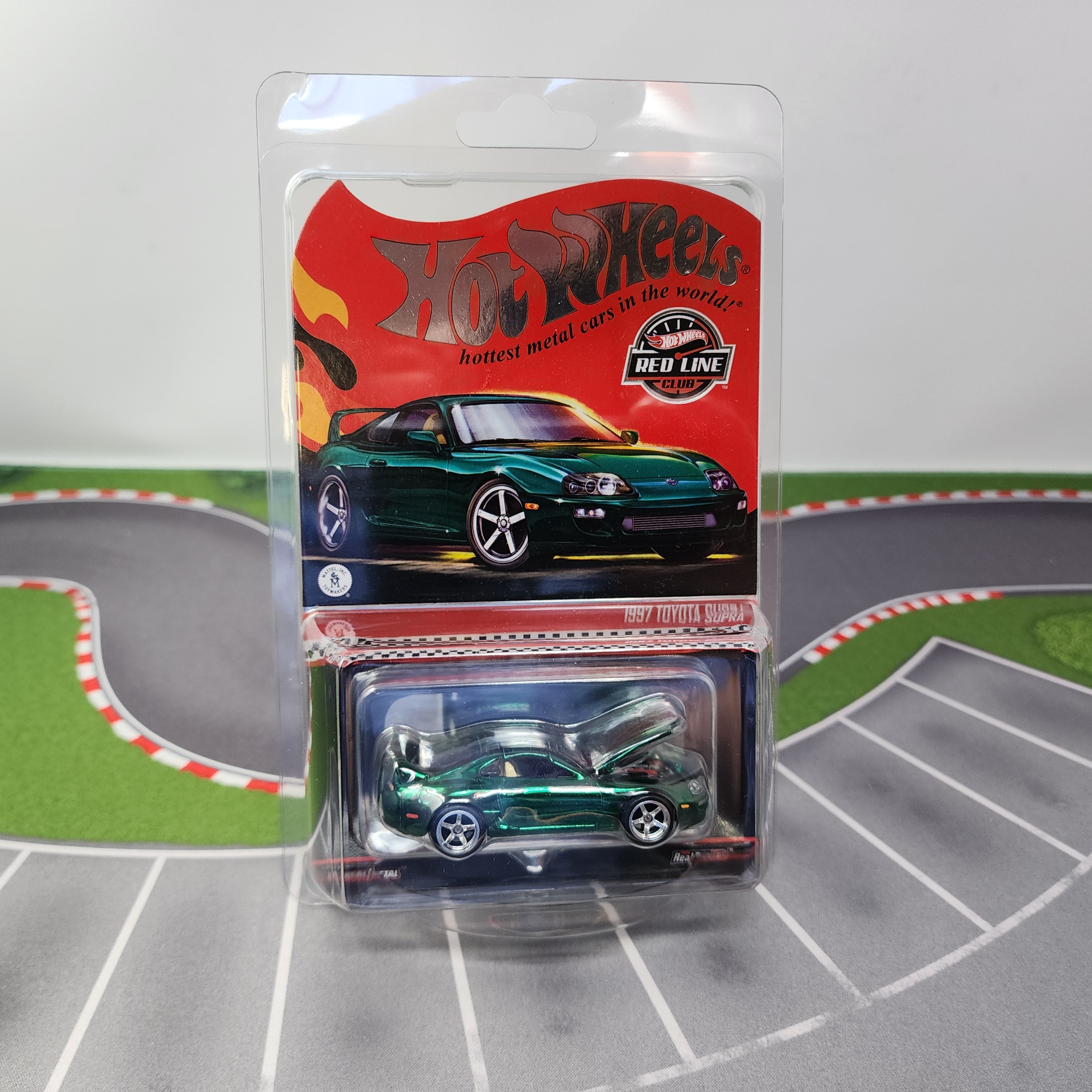 1997 Toyota Supra * Green * Hot Wheels Red Line Club RLC