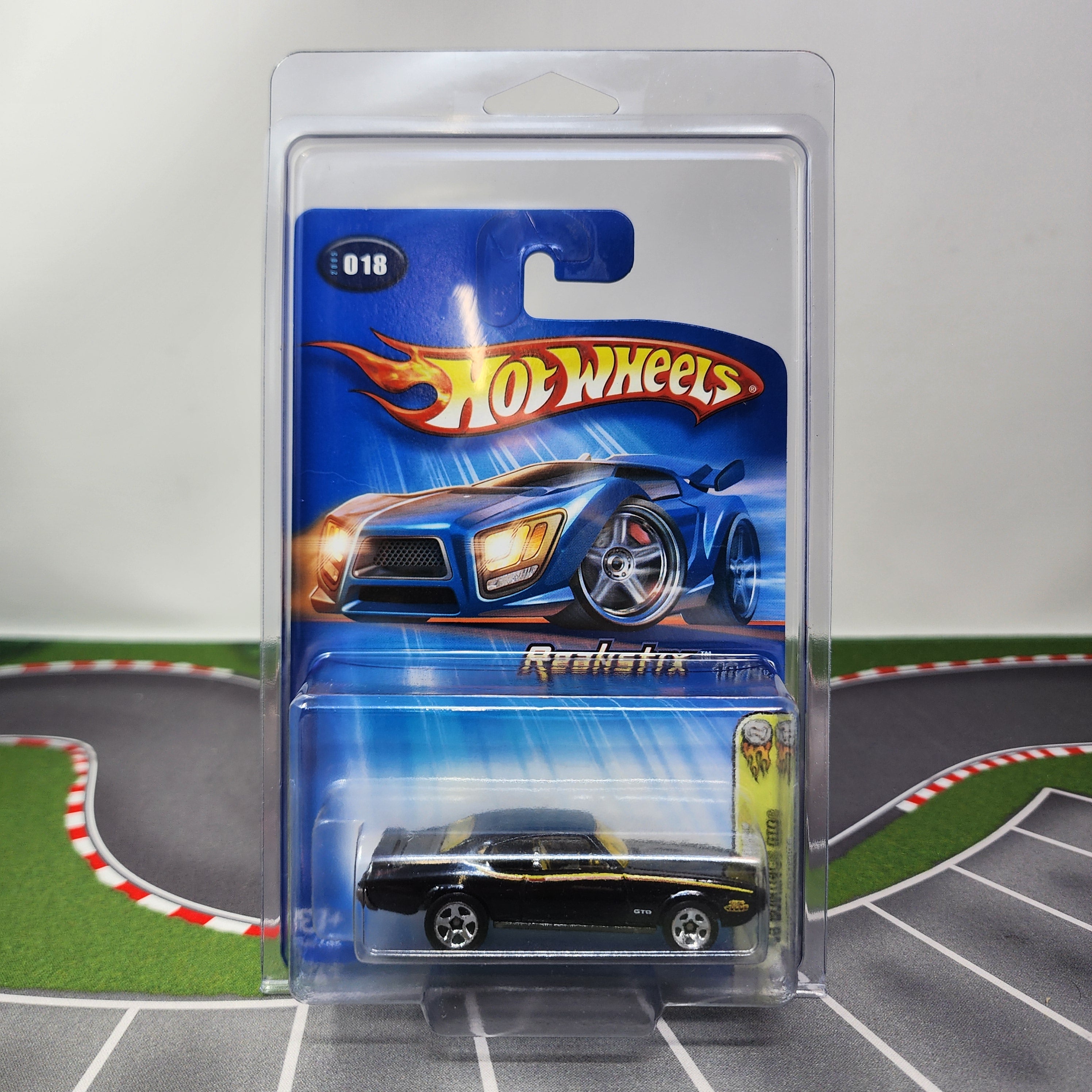 69 Pontiac GTO #18 * BLACK * 2005 Hot Wheels First Edition * 1st