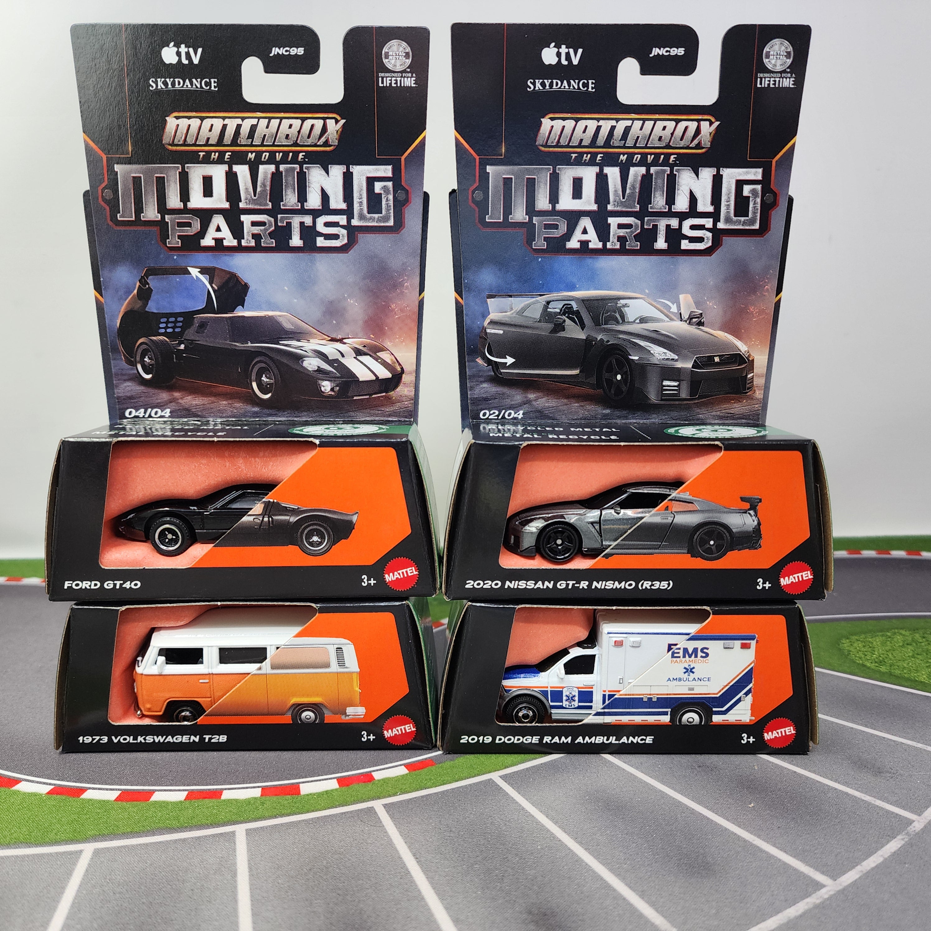 MXB The Movie * 4 Car Set Case A * 2026 Matchbox THE MOVIE