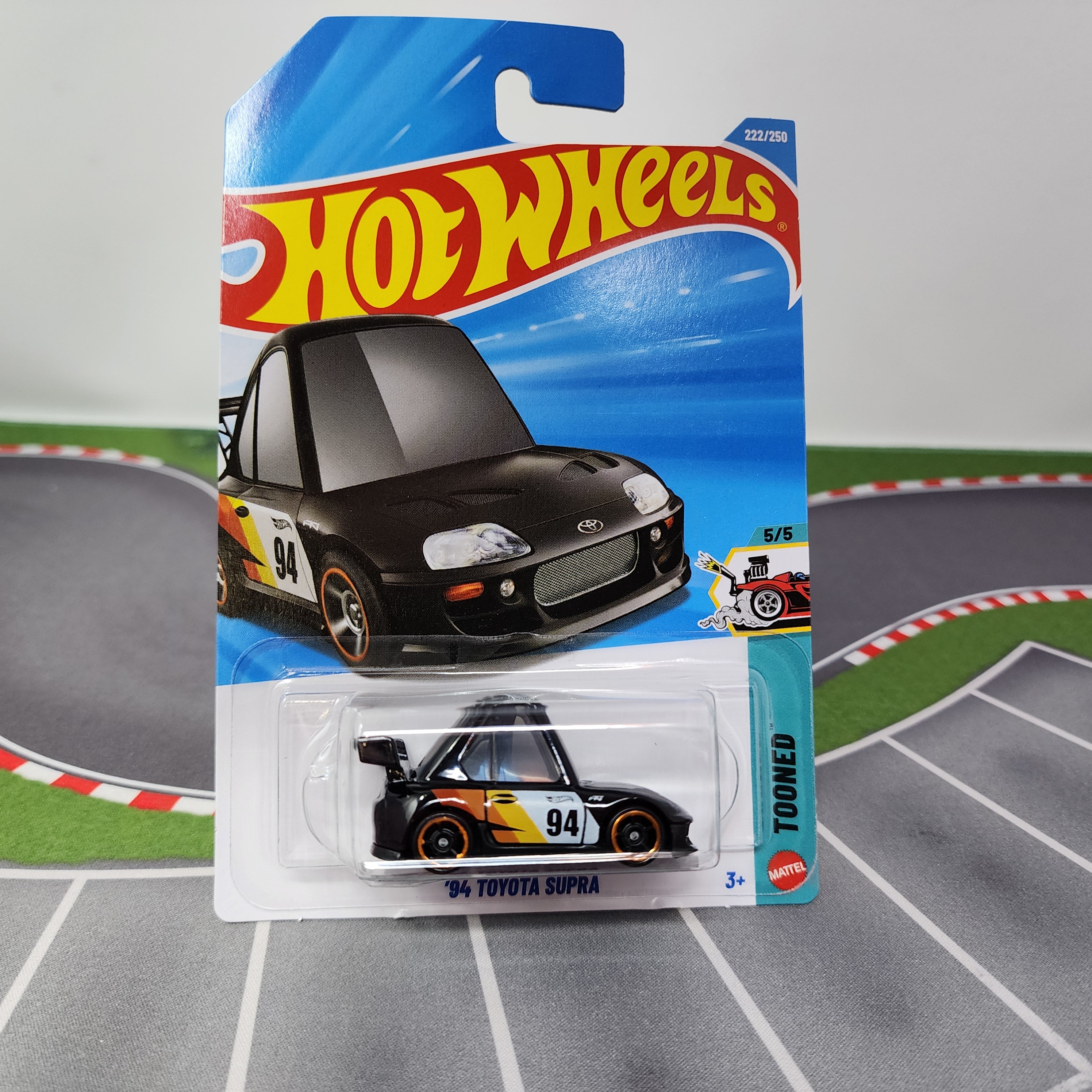 94 Toyota Supra #222 * BLACK * 2026 Hot Wheels Case K