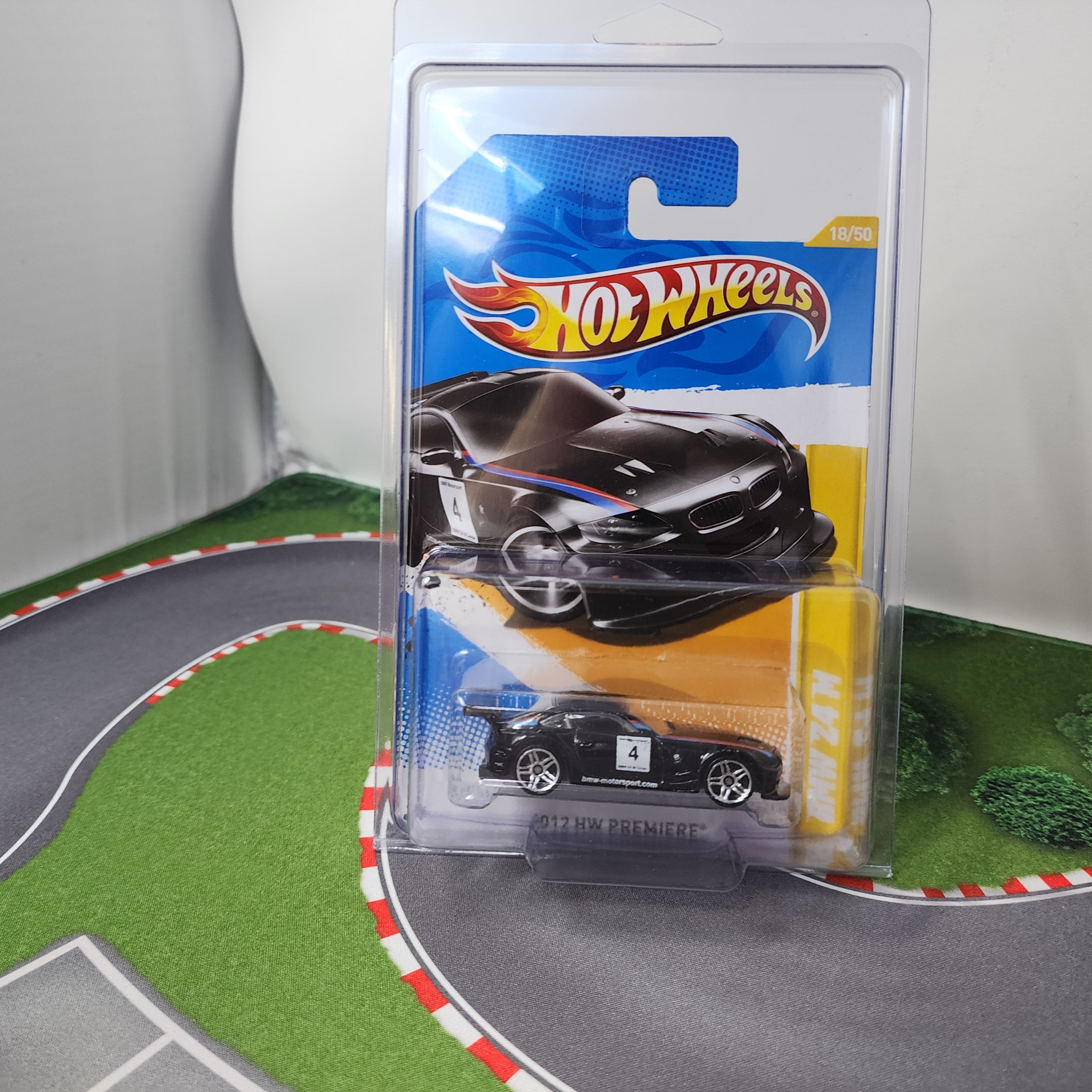 BMW Z4 M #18 * BLACK * 2012 Hot Wheels PREMIERE * 1st Yr Release