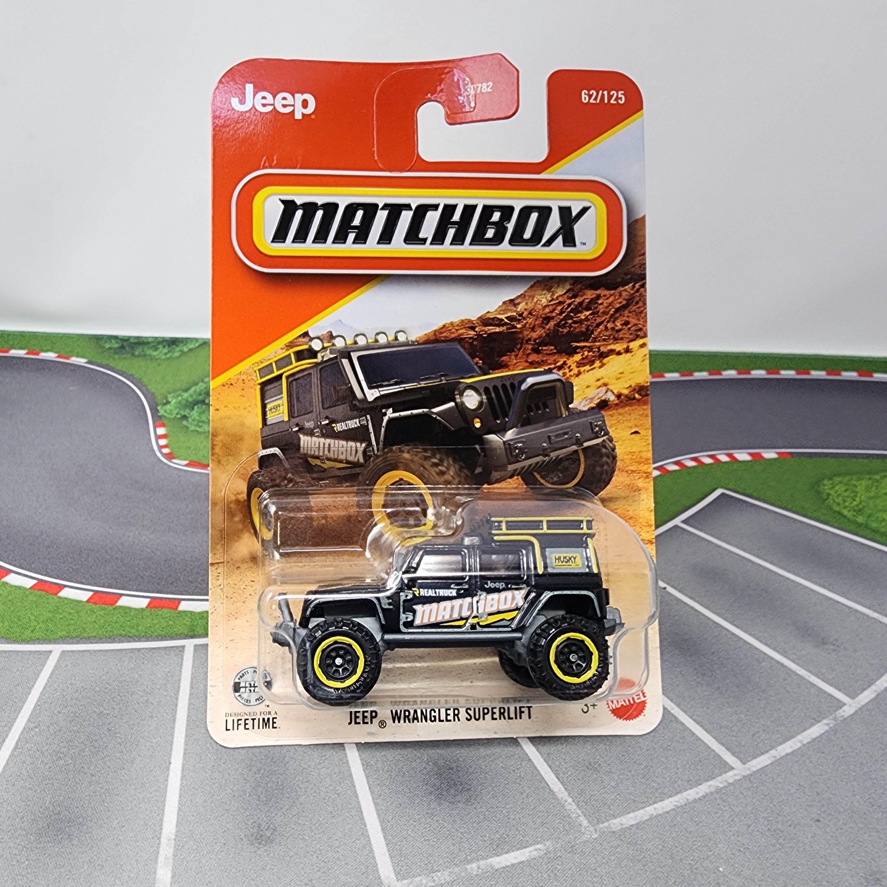 Jeep Wrangler Superlift #62 * BLACK * 2026 Matchbox Case G